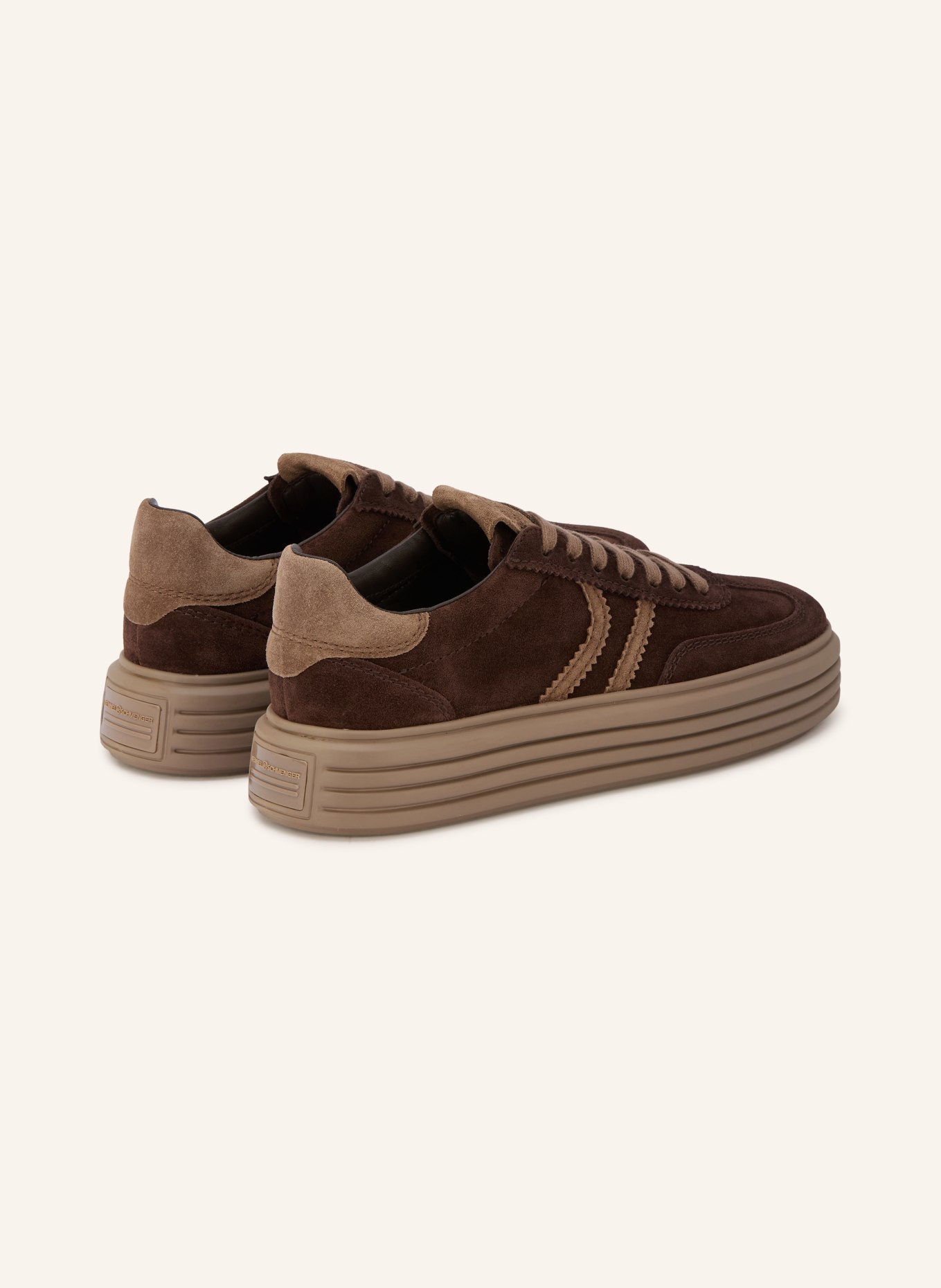 KENNEL & SCHMENGER Sneaker LILO: MØRKEBRUN / COGNAC