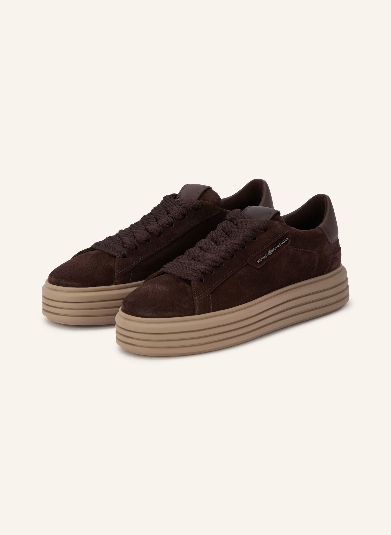 KENNEL & SCHMENGER Sneakersy LILO: TMAVĚ HNĚDÁ