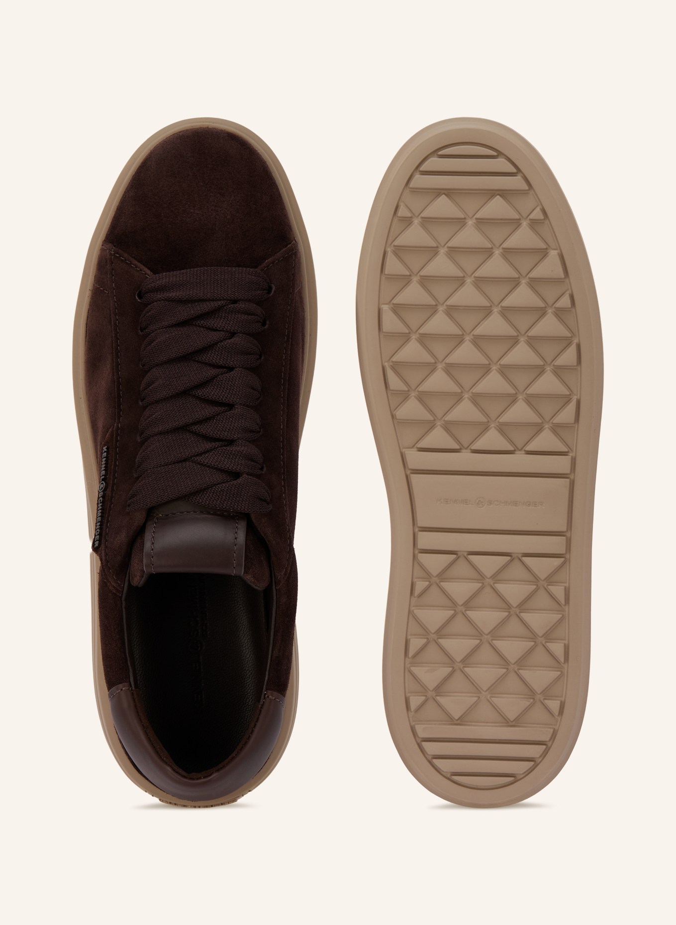 KENNEL & SCHMENGER Sneakersy LILO: TMAVĚ HNĚDÁ