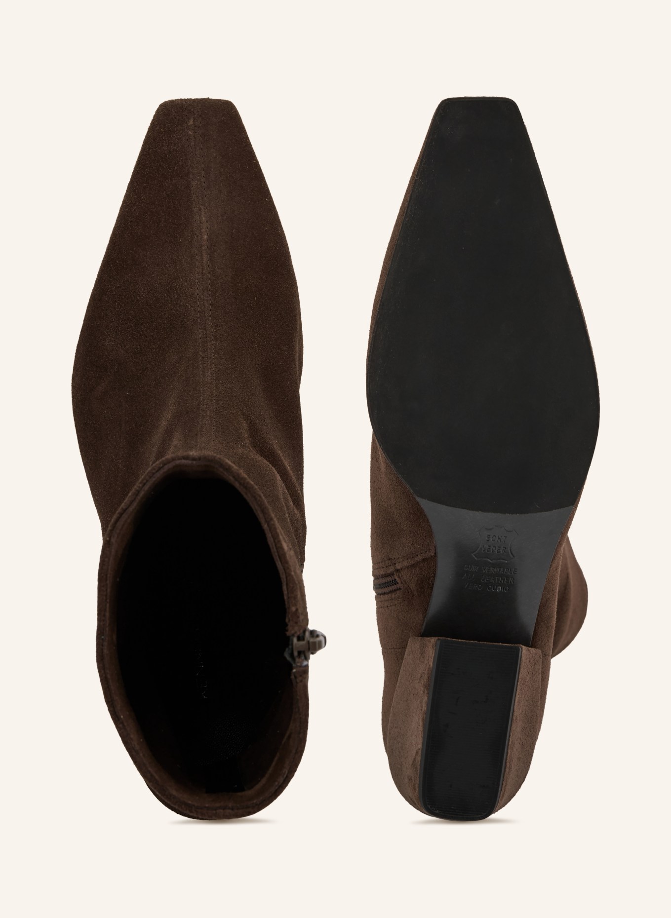 KENNEL & SCHMENGER Laarsjes NYLA: MARRON FONCÉ