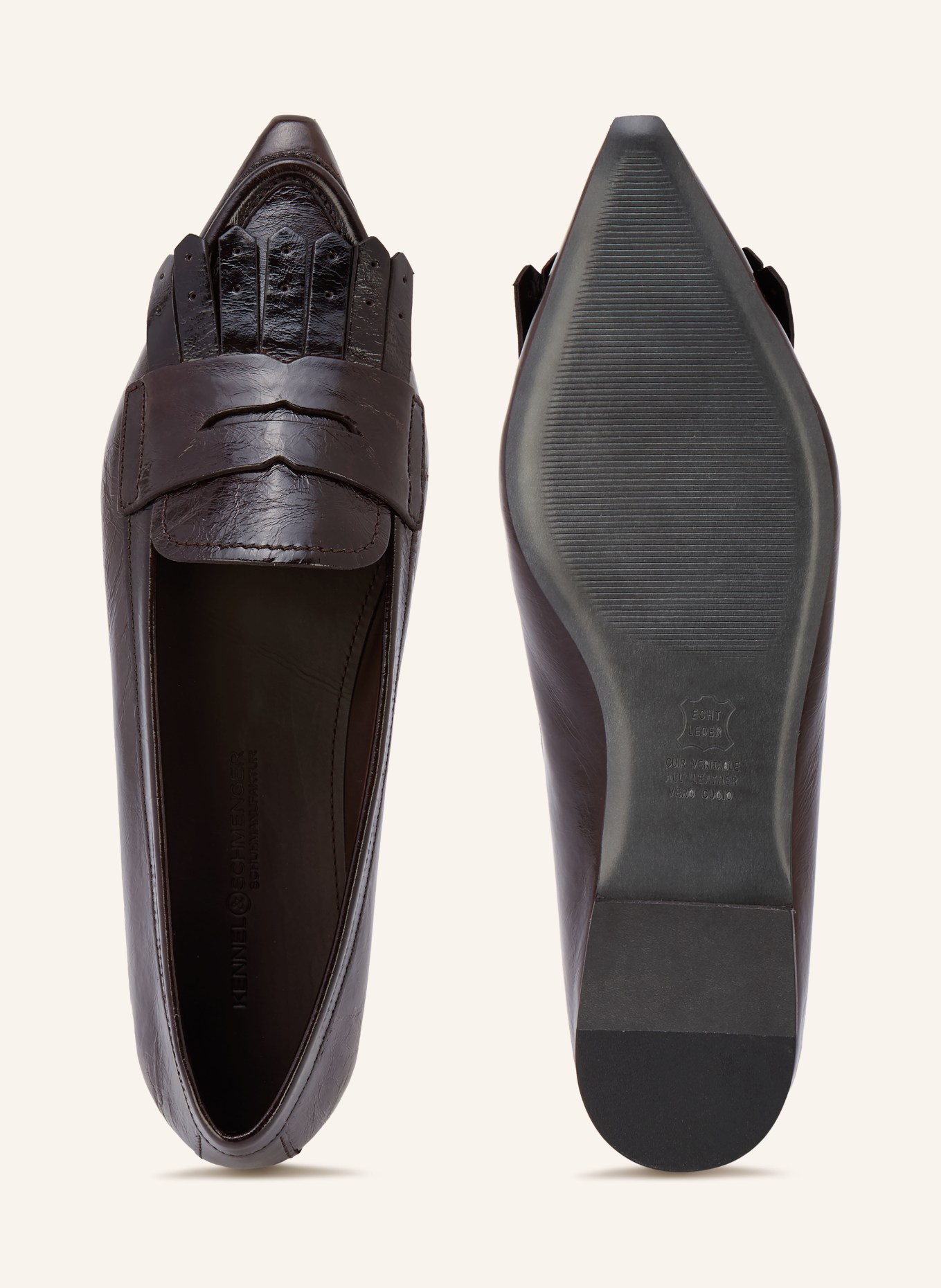 KENNEL & SCHMENGER Penny-Loafer NIKA: DUNKELBRAUN