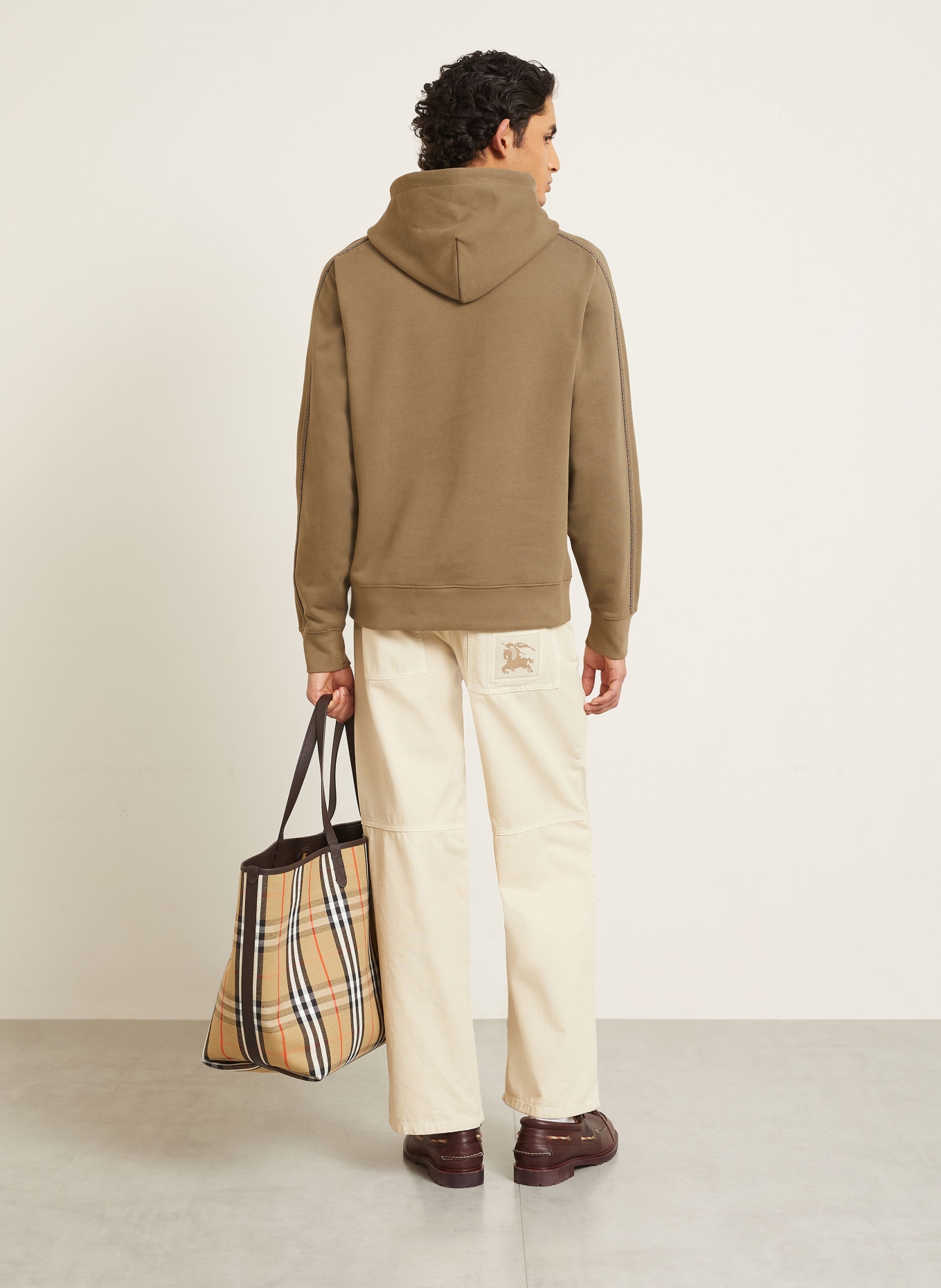 BURBERRY SIMON Hoodie: OLIVE
