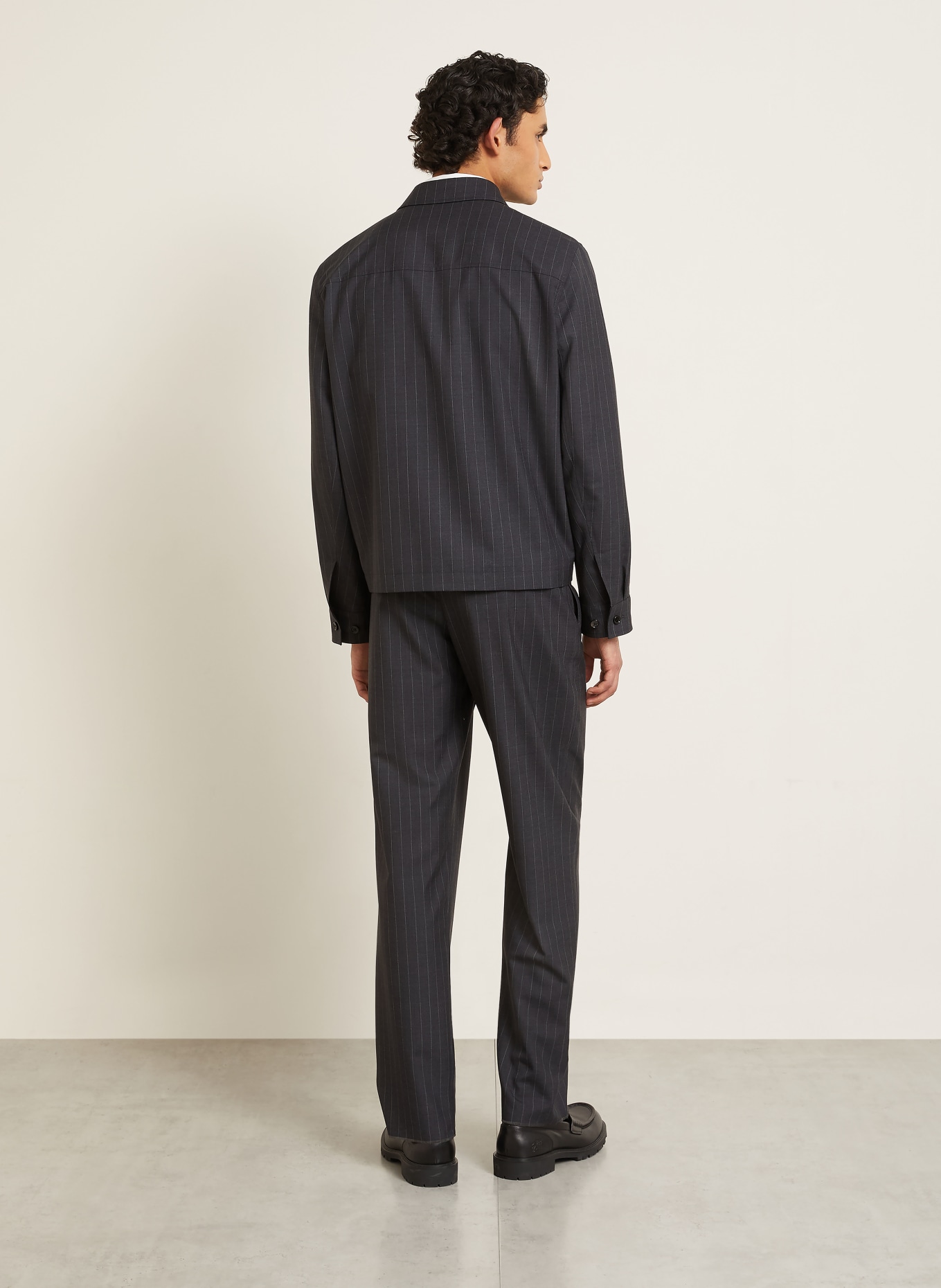 BURBERRY BLOOMSBURY Jacket: DARK GRAY / WHITE