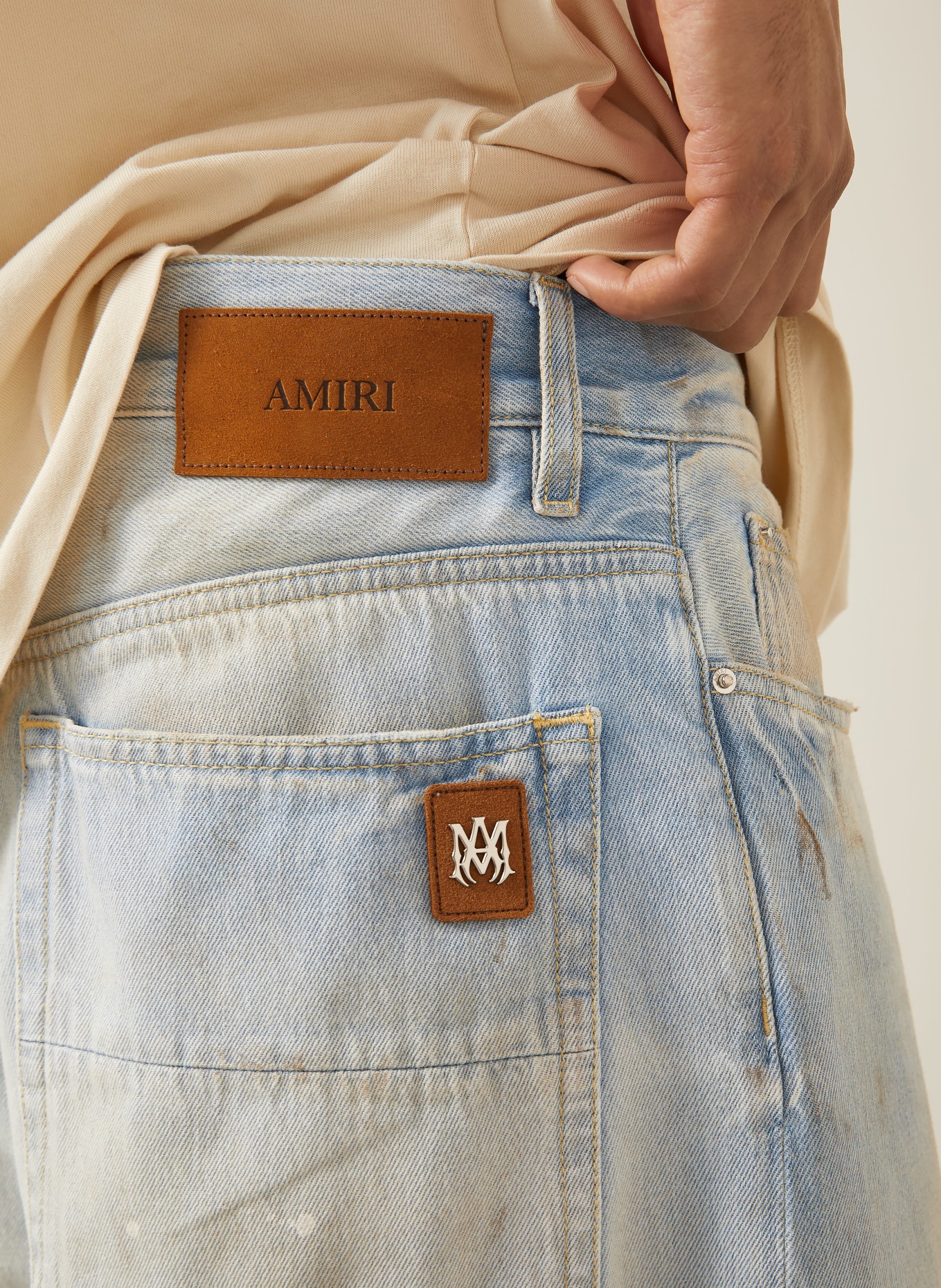 AMIRI Regular-fit Jeans: 001A Perfect Antique Indigo
