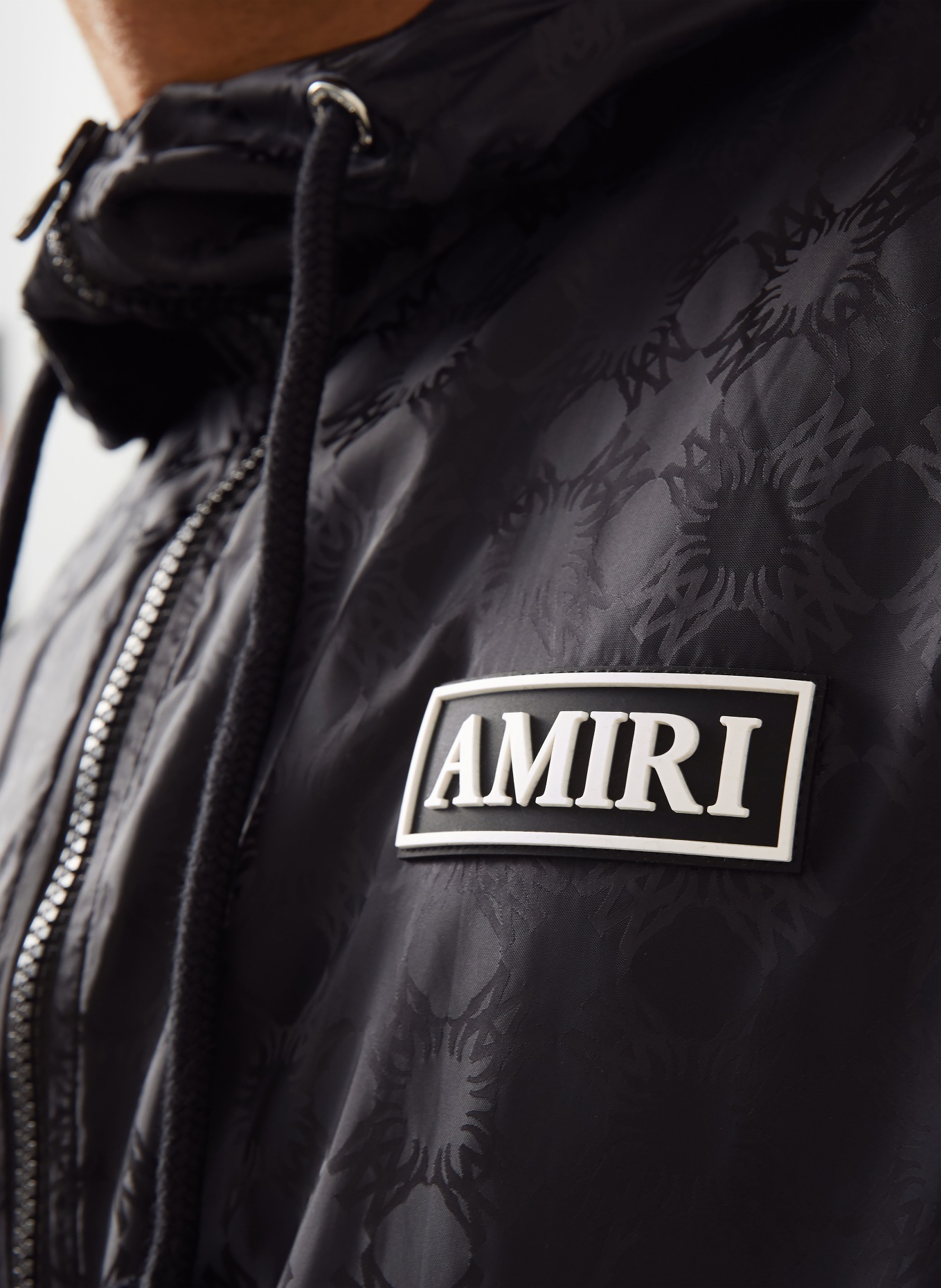AMIRI Jachetă: NEGRU / ALB