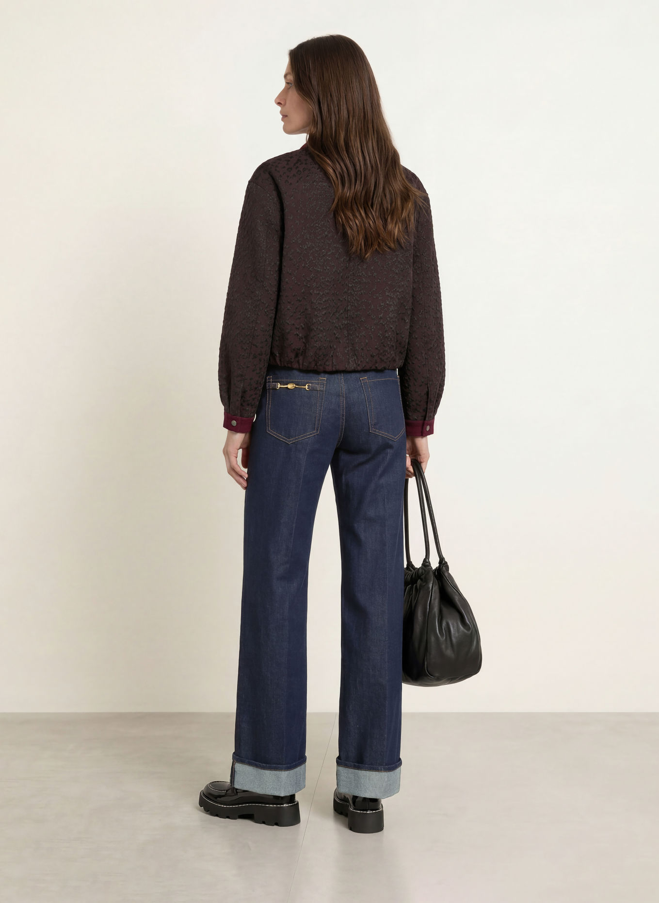 MARC CAIN Wide Leg Jeans WARRI: 357 vintage indigo