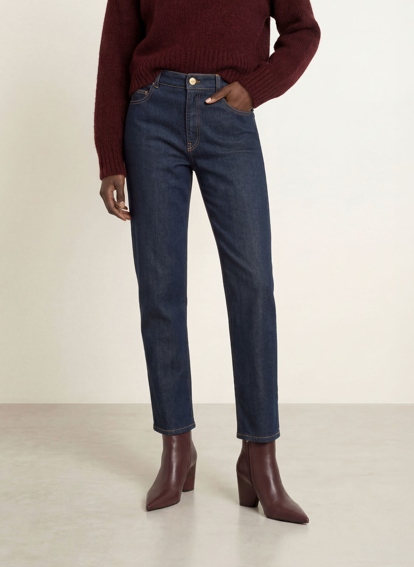 MARC CAIN Barrel Jeans FEURA: 357 vintage indigo