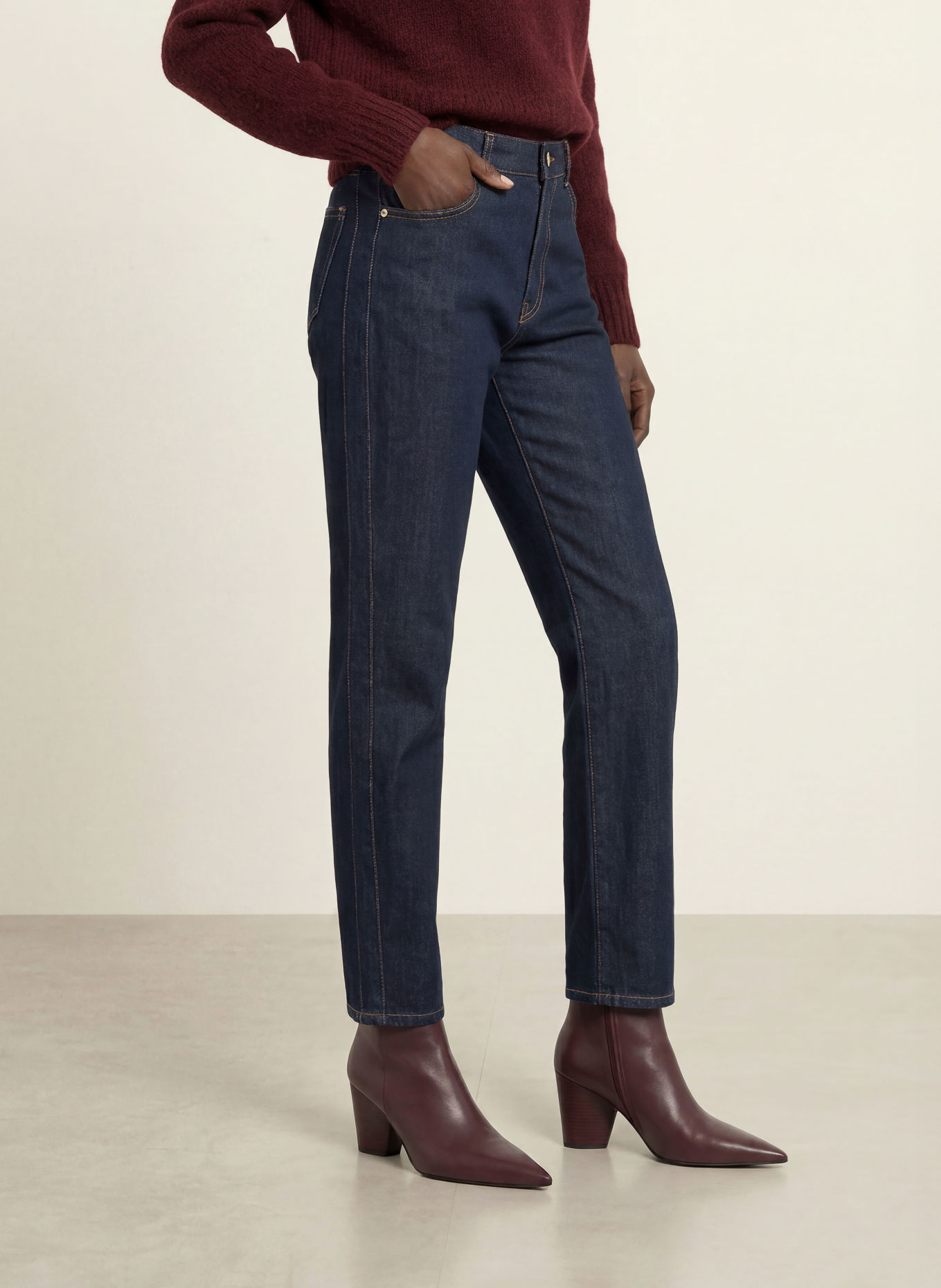MARC CAIN Barrel Jeans FEURA: 357 vintage indigo