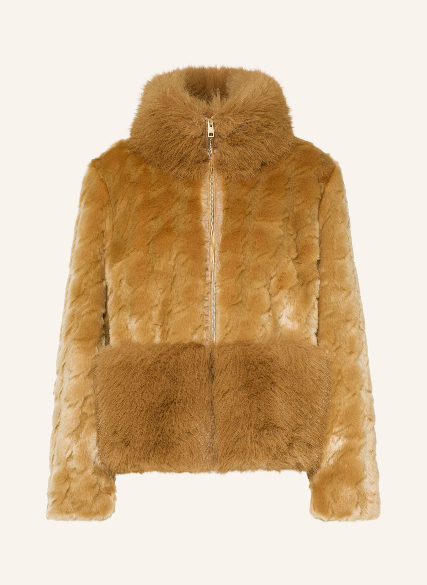 MARC CAIN Veste en fausse fourrure: 620 tannin