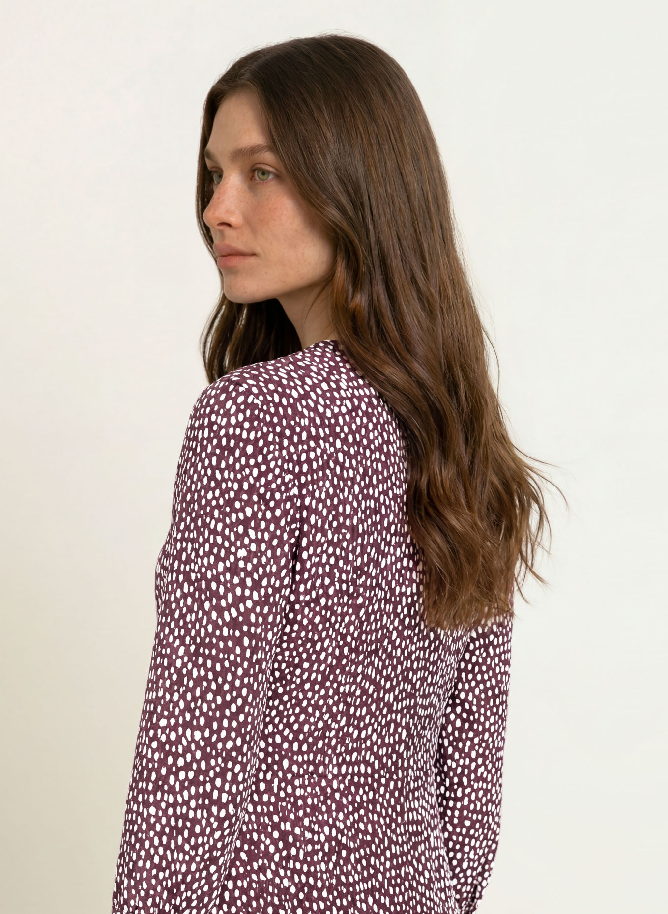MARC CAIN Kleid mit Seide: 296 winetasting