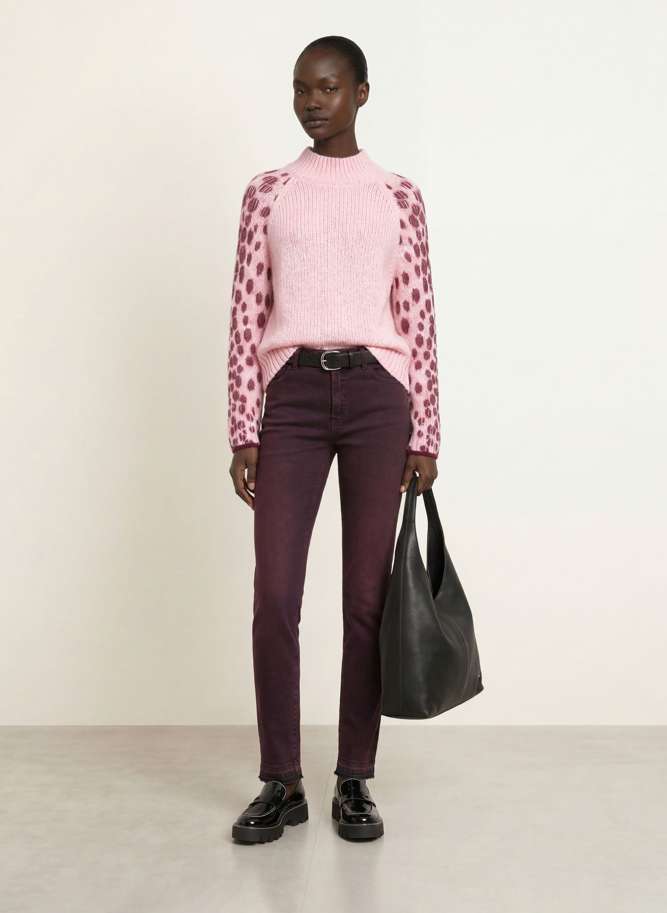 MARC CAIN Pullover mit Alpaka: 208 chalk pink