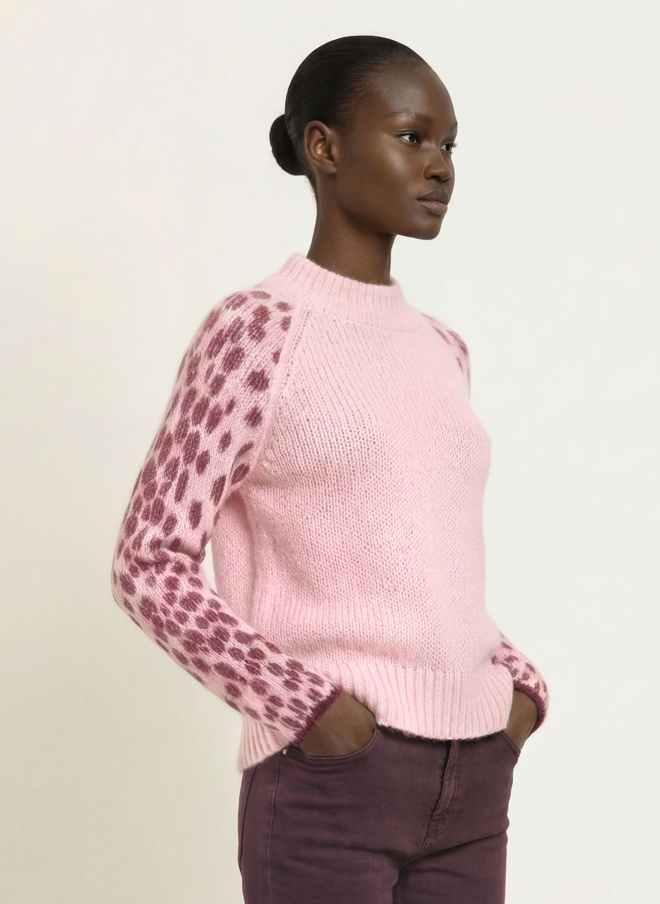 MARC CAIN Pullover mit Alpaka: 208 chalk pink