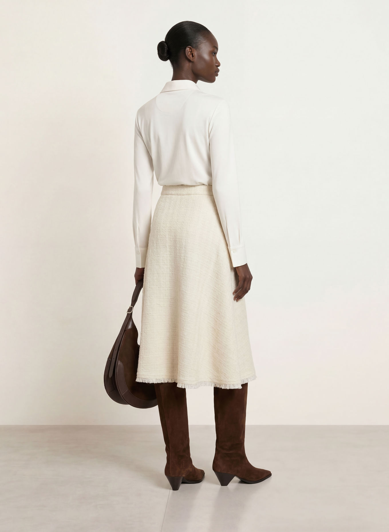 MARC CAIN Tweed Skirt: 110 off