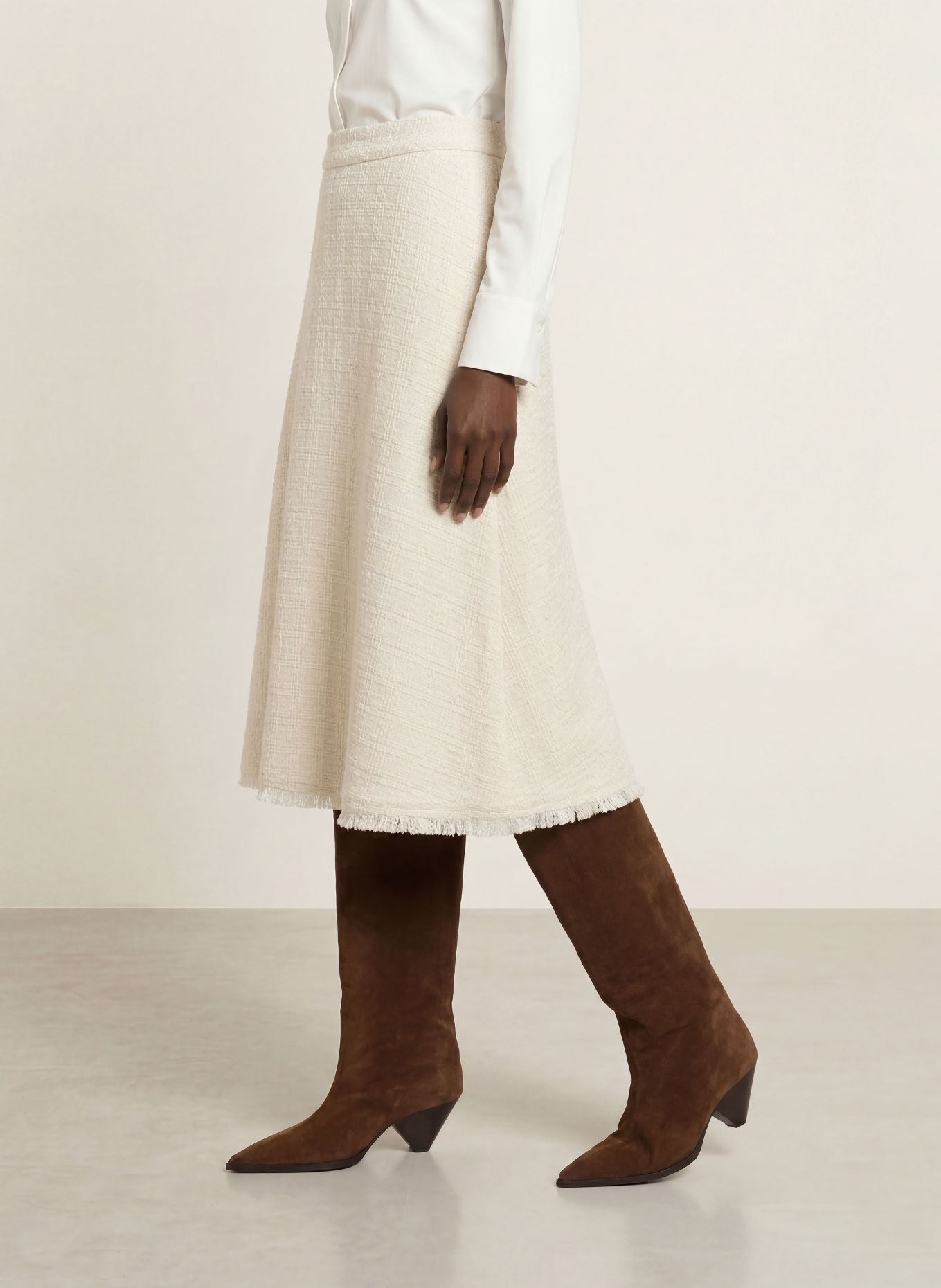 MARC CAIN Tweed Skirt: 110 off