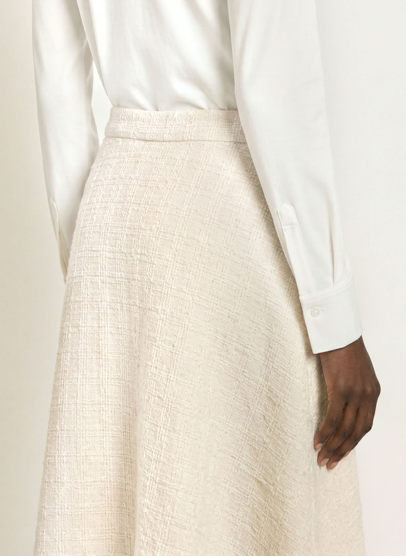 MARC CAIN Tweed Skirt: 110 off