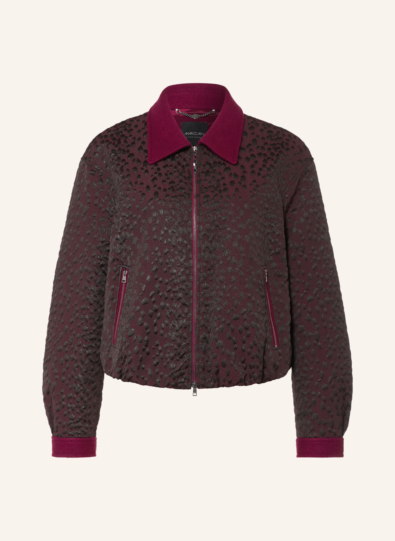 MARC CAIN Jacquard-Blouson: 296 winetasting