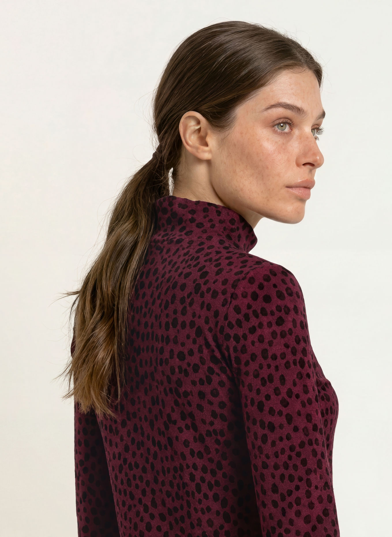 MARC CAIN Long-sleeve shirt: 296 winetasting