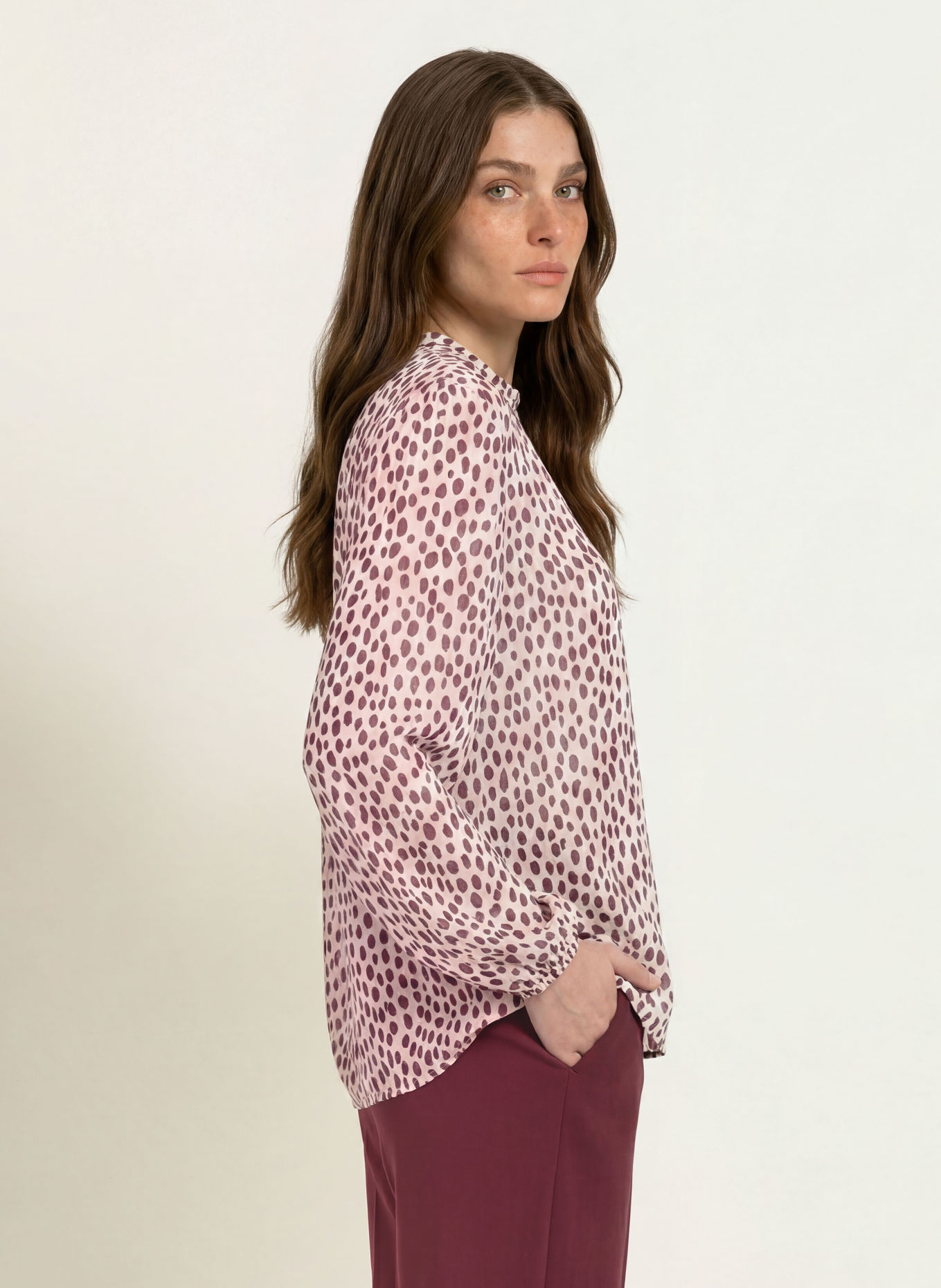 MARC CAIN Blusenshirt: 208 chalk pink