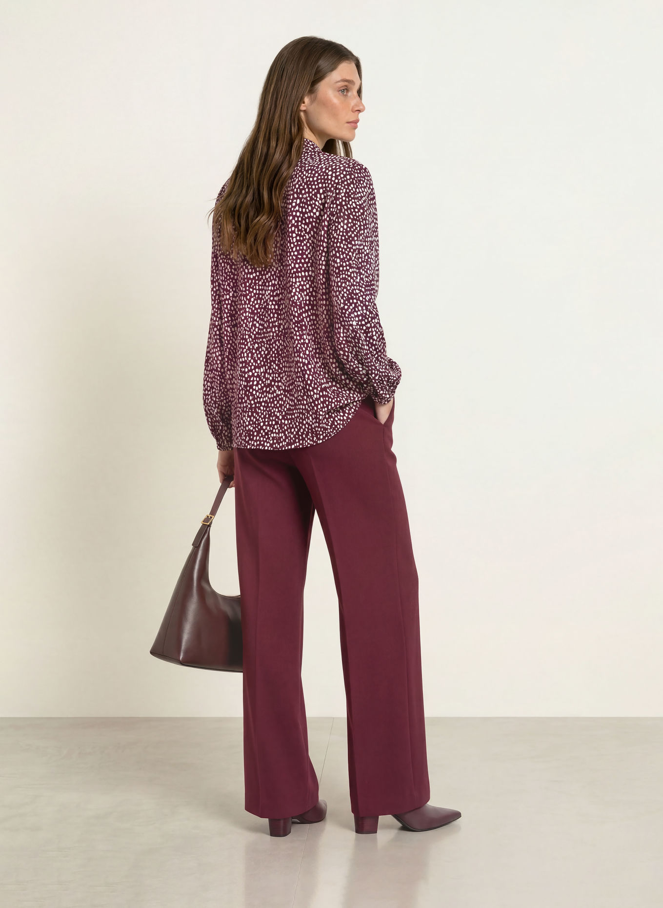 MARC CAIN Bluse mit Seide: 296 winetasting