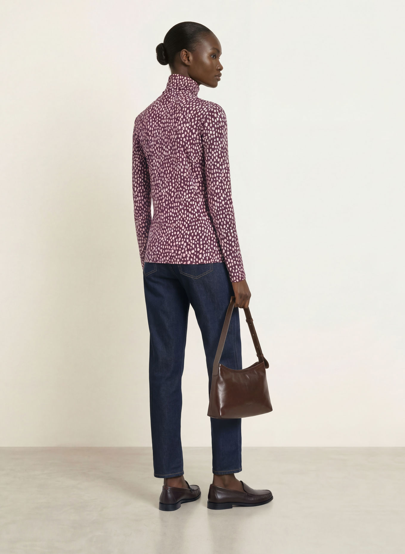 MARC CAIN Long-sleeve shirt: 296 winetasting