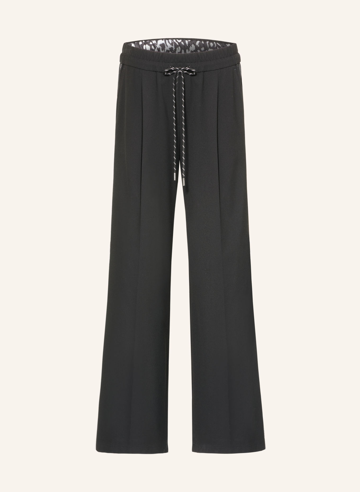 MARC CAIN Marlenehose WEDI mit Galonstreifen: 900 black new