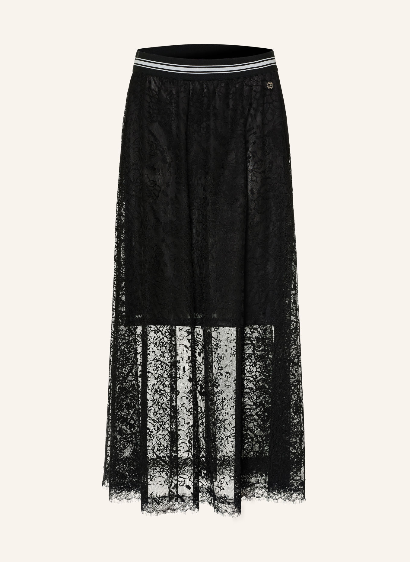 MARC CAIN Jupe en dentelle: 900 black new