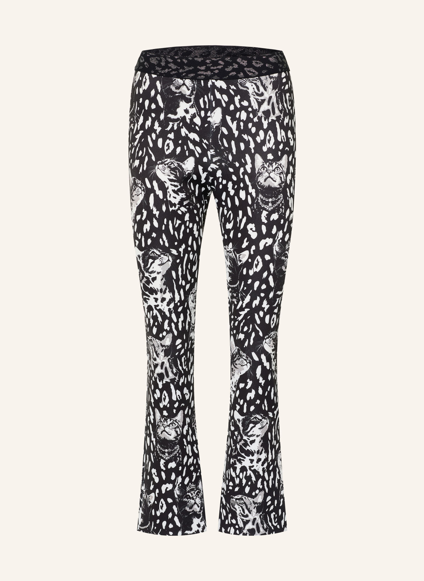 MARC CAIN Bootcut broek FREDERICA: 900 black new