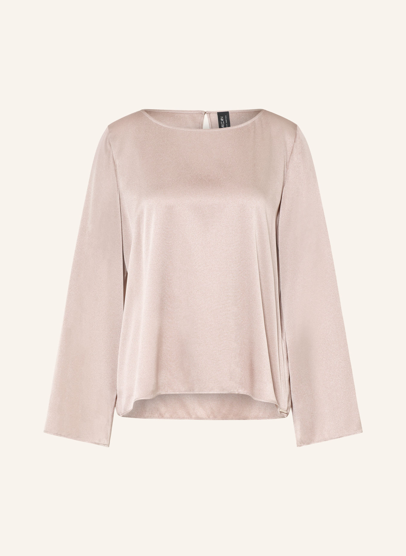 MARC CAIN Silk shirt blouse: 648 etherea