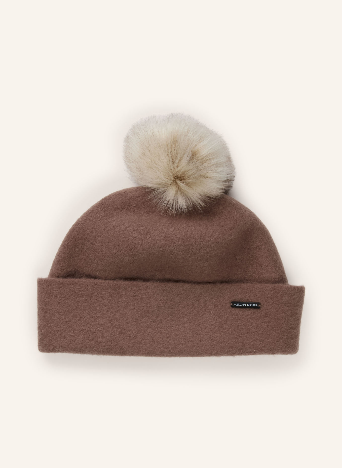 MARC CAIN Bonnet: 651 tawny birch