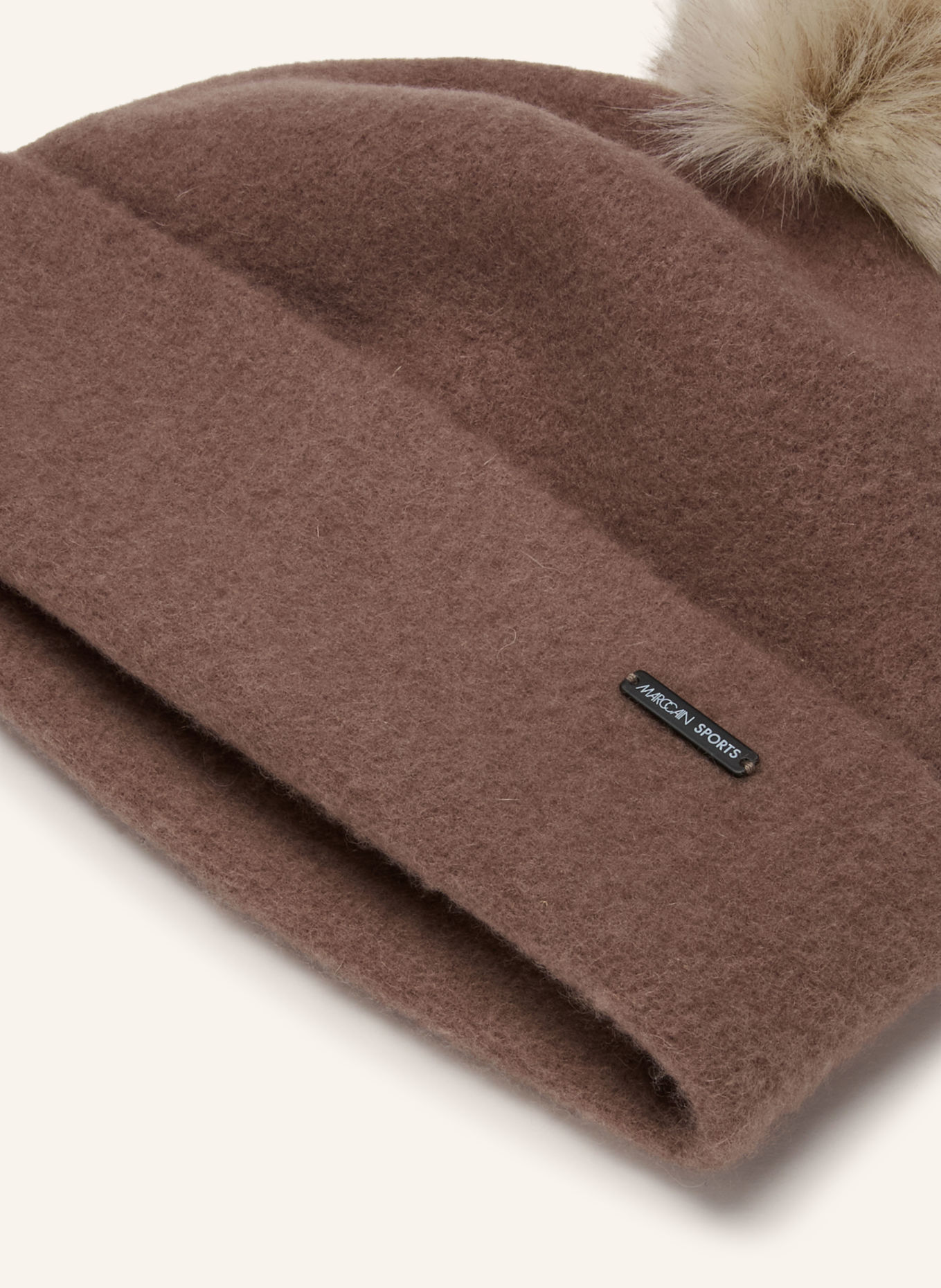 MARC CAIN Bonnet: 651 tawny birch