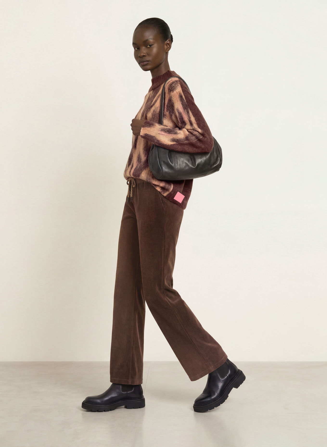 MARC CAIN Pullover mit Alpaka: 651 tawny birch
