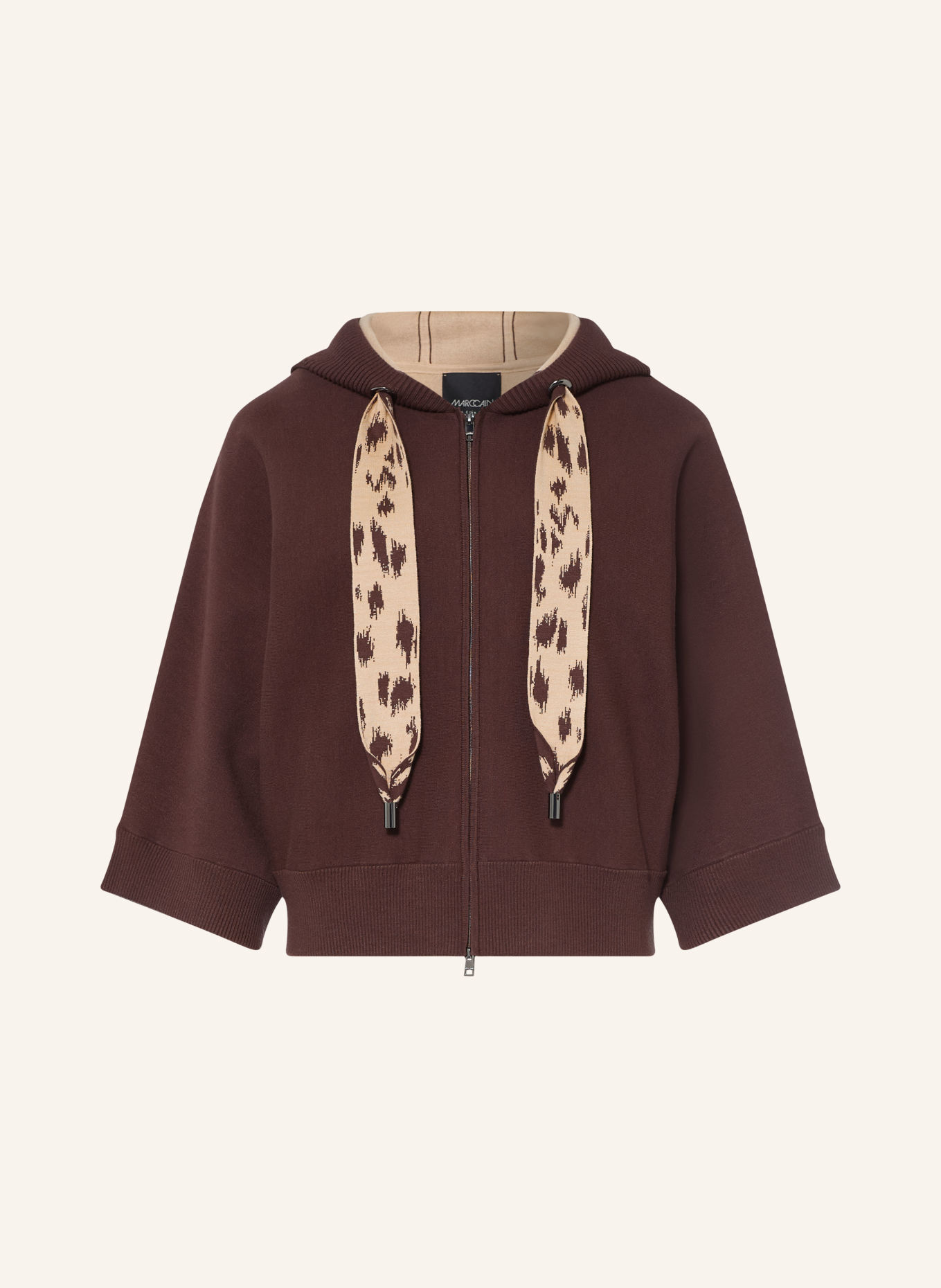 MARC CAIN Strickjacke: 697 seal brown
