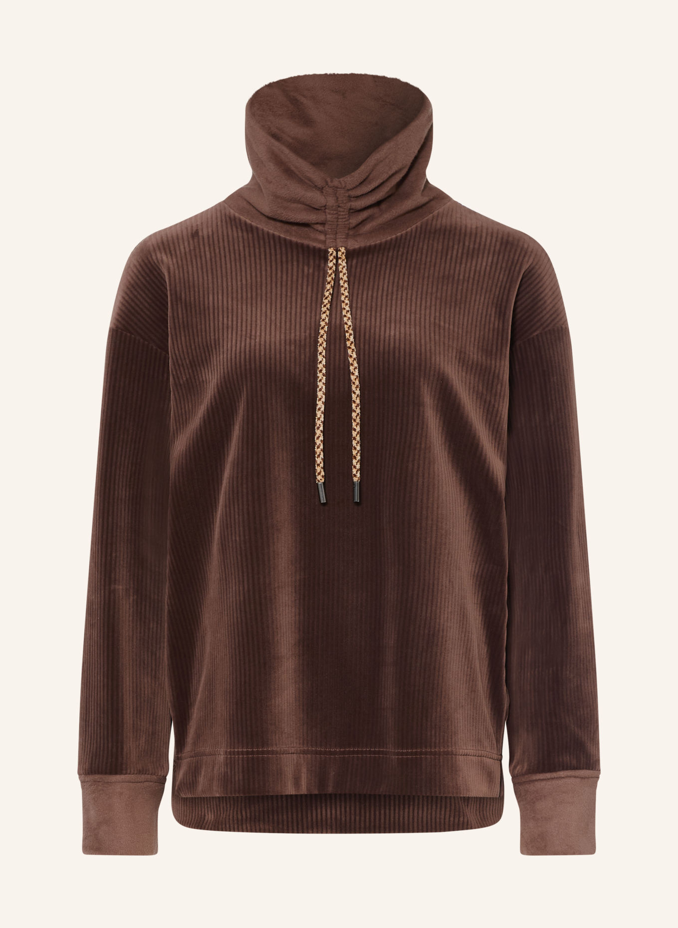 MARC CAIN Corduroy Shirt: 697 seal brown