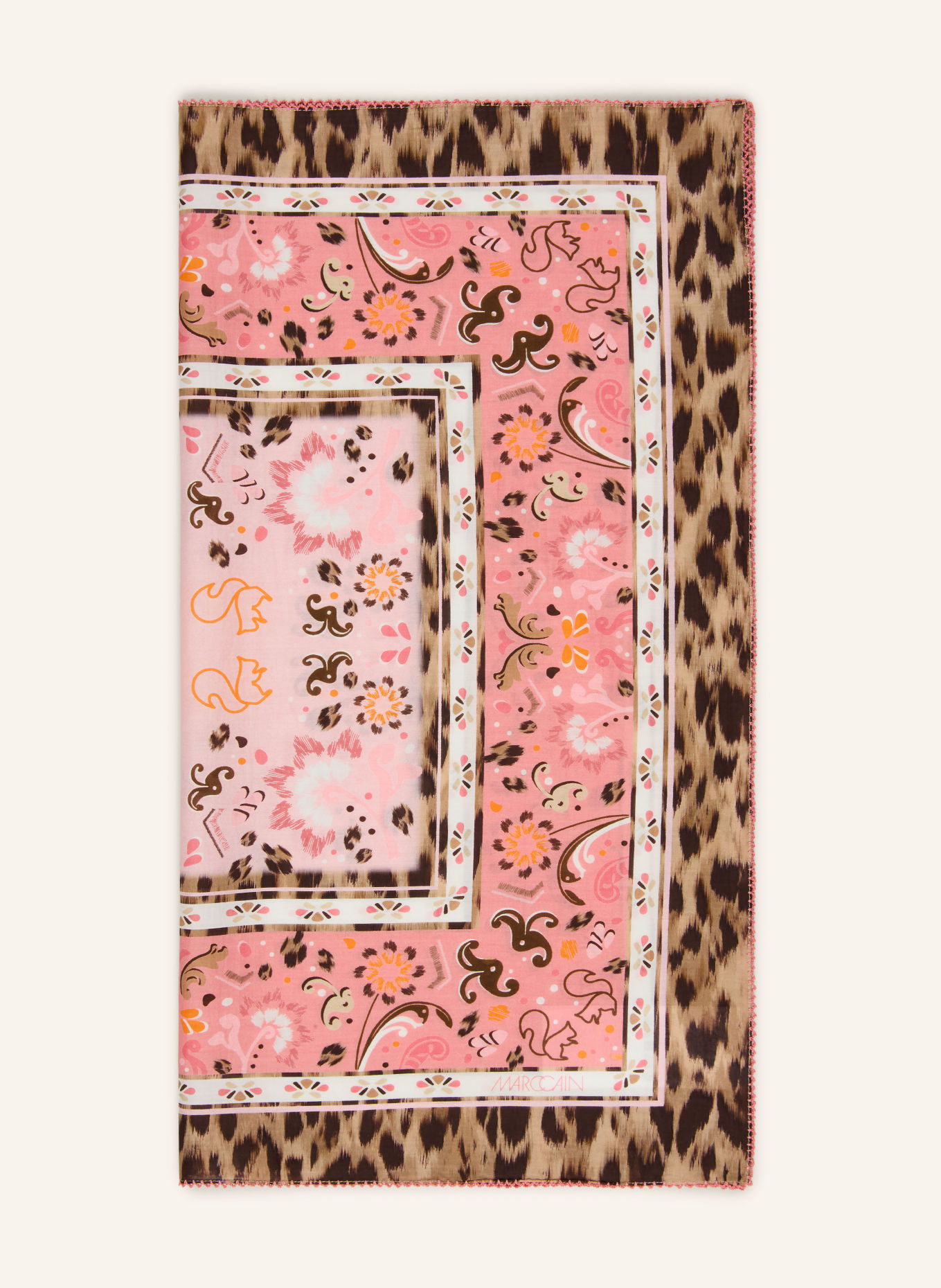MARC CAIN Foulard: 234 geranium pink