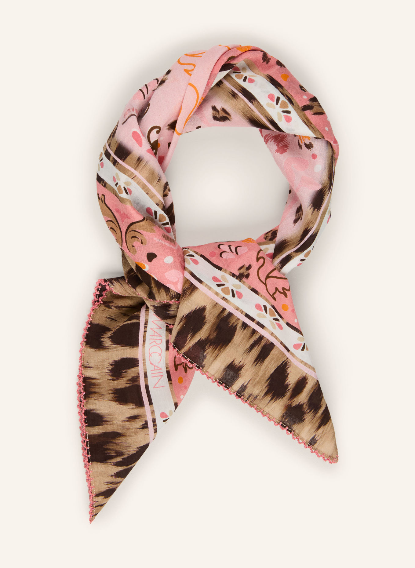 MARC CAIN Foulard: 234 geranium pink