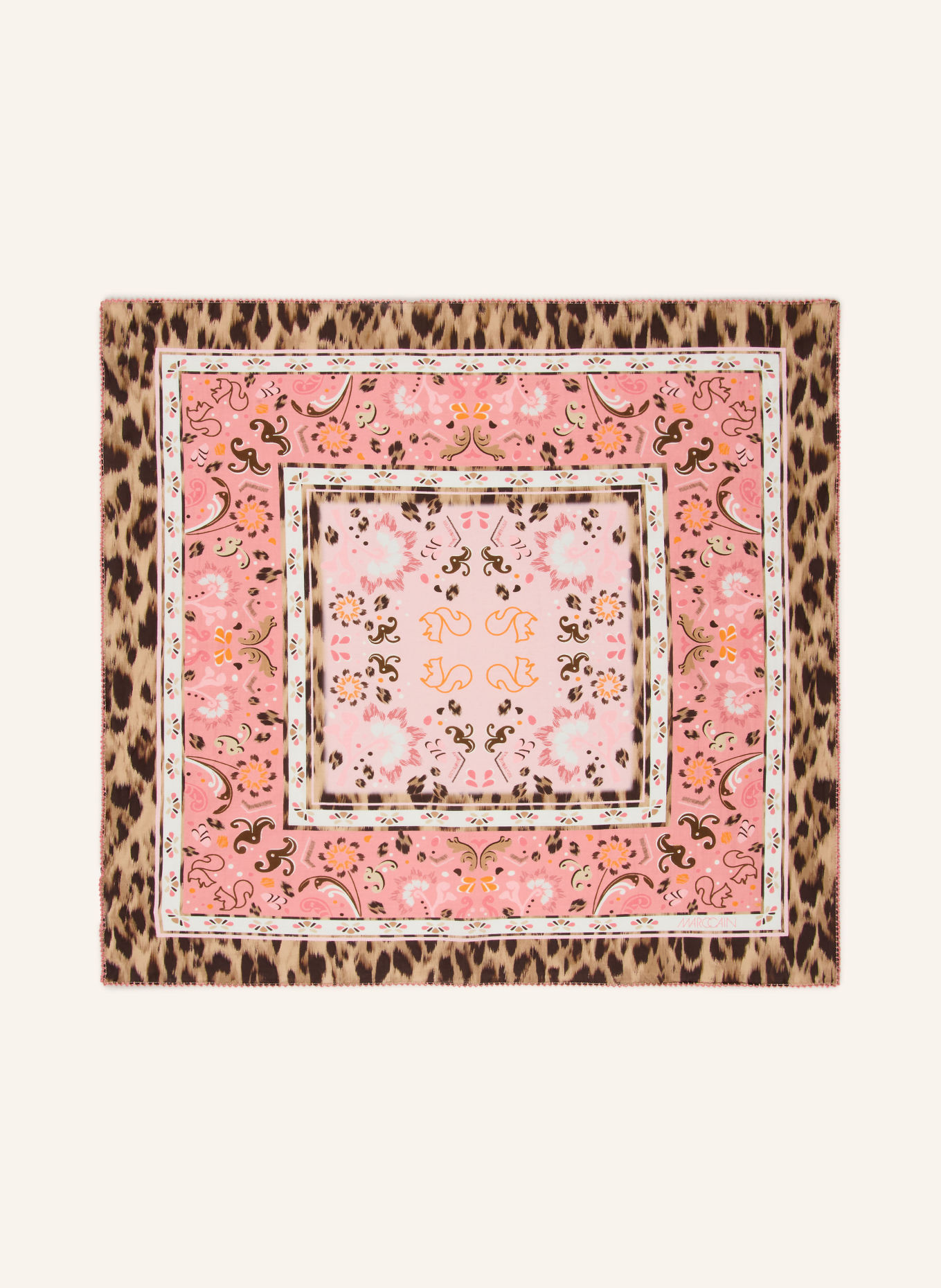 MARC CAIN Foulard: 234 geranium pink