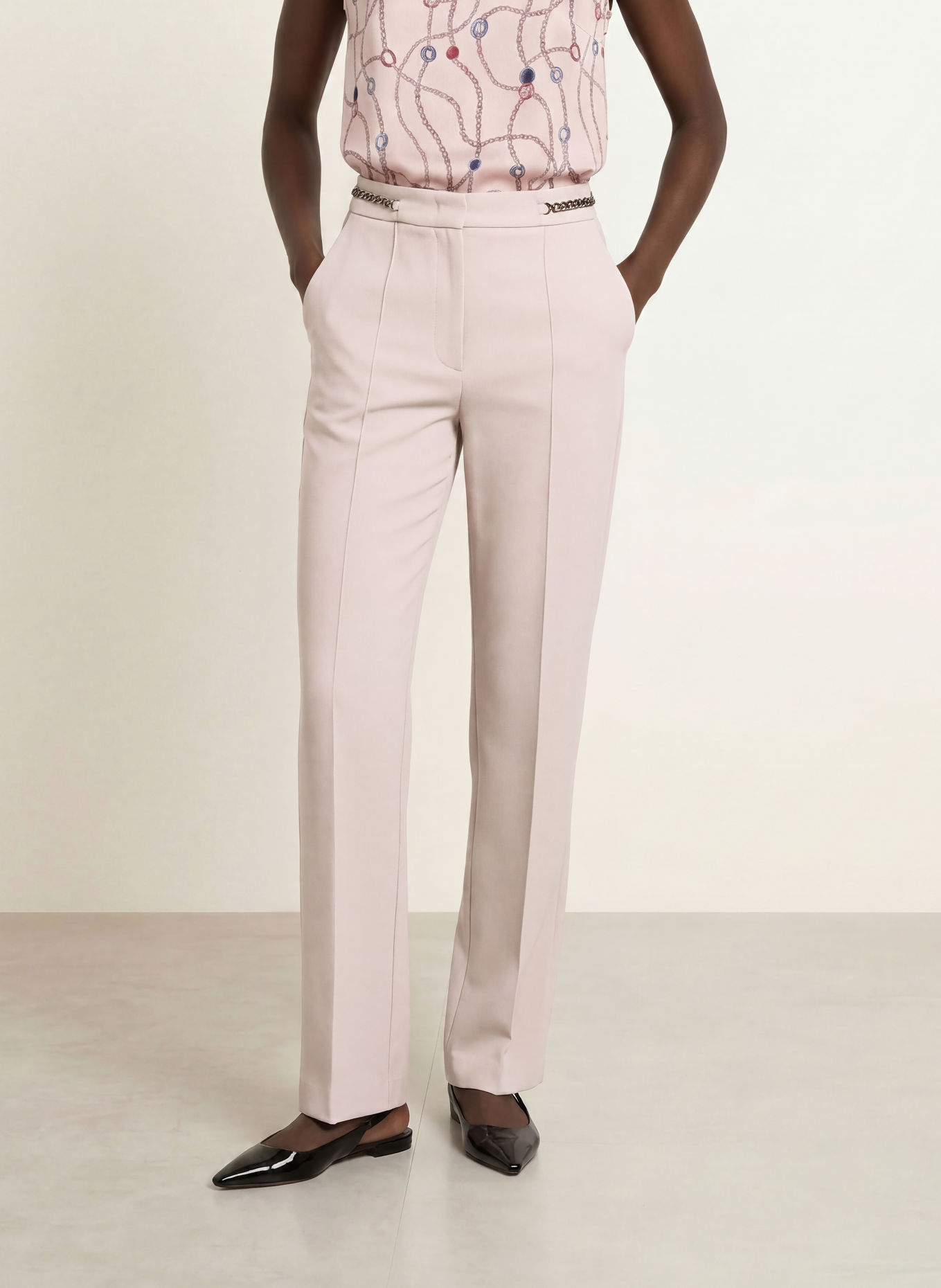 MARC CAIN Broek FRANCA: 702 light desert taupe