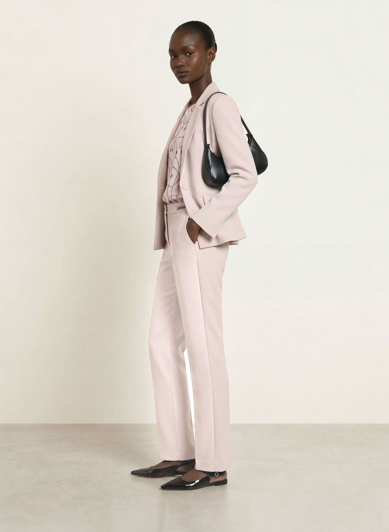 MARC CAIN Broek FRANCA: 702 light desert taupe