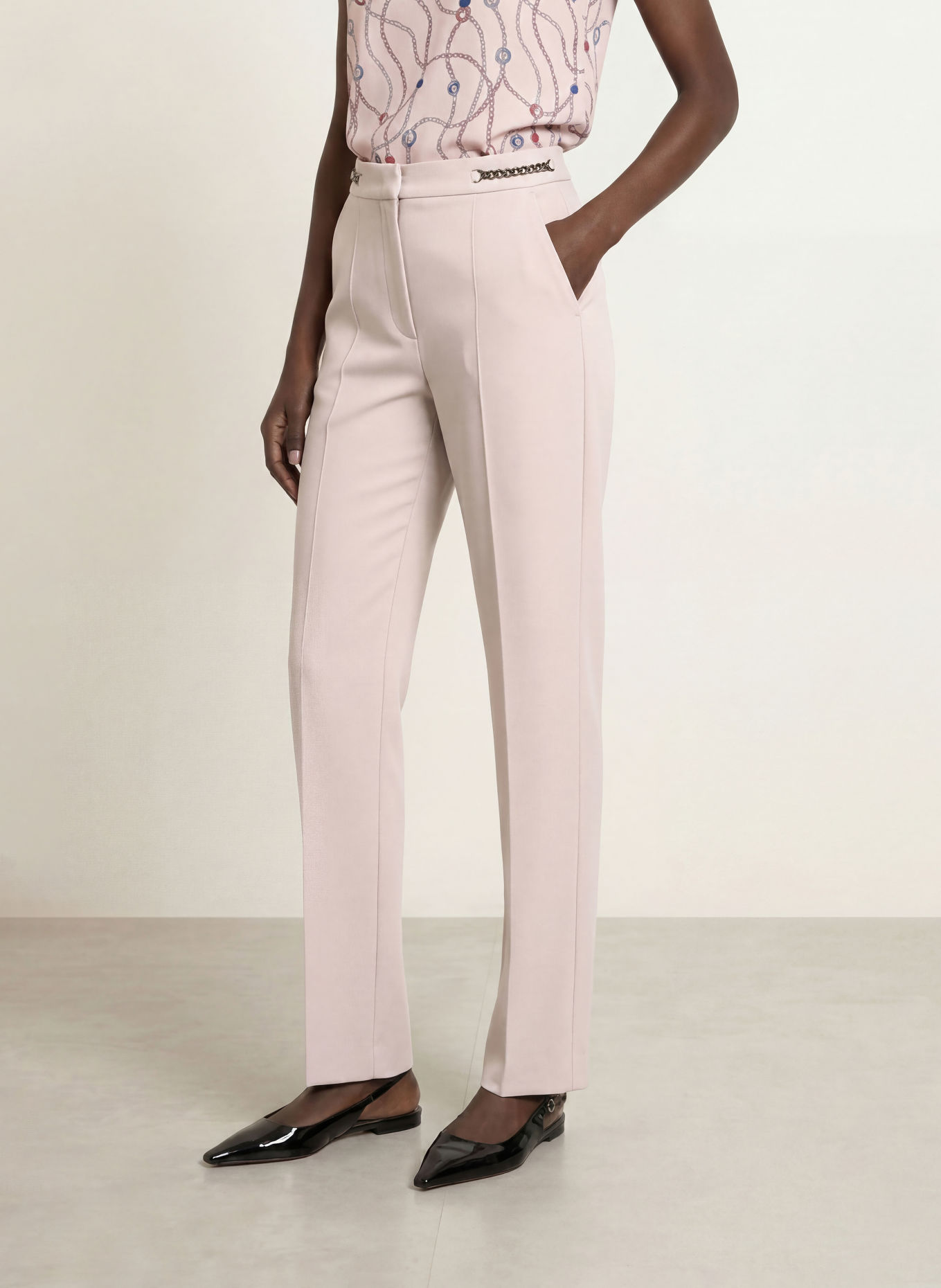 MARC CAIN Broek FRANCA: 702 light desert taupe