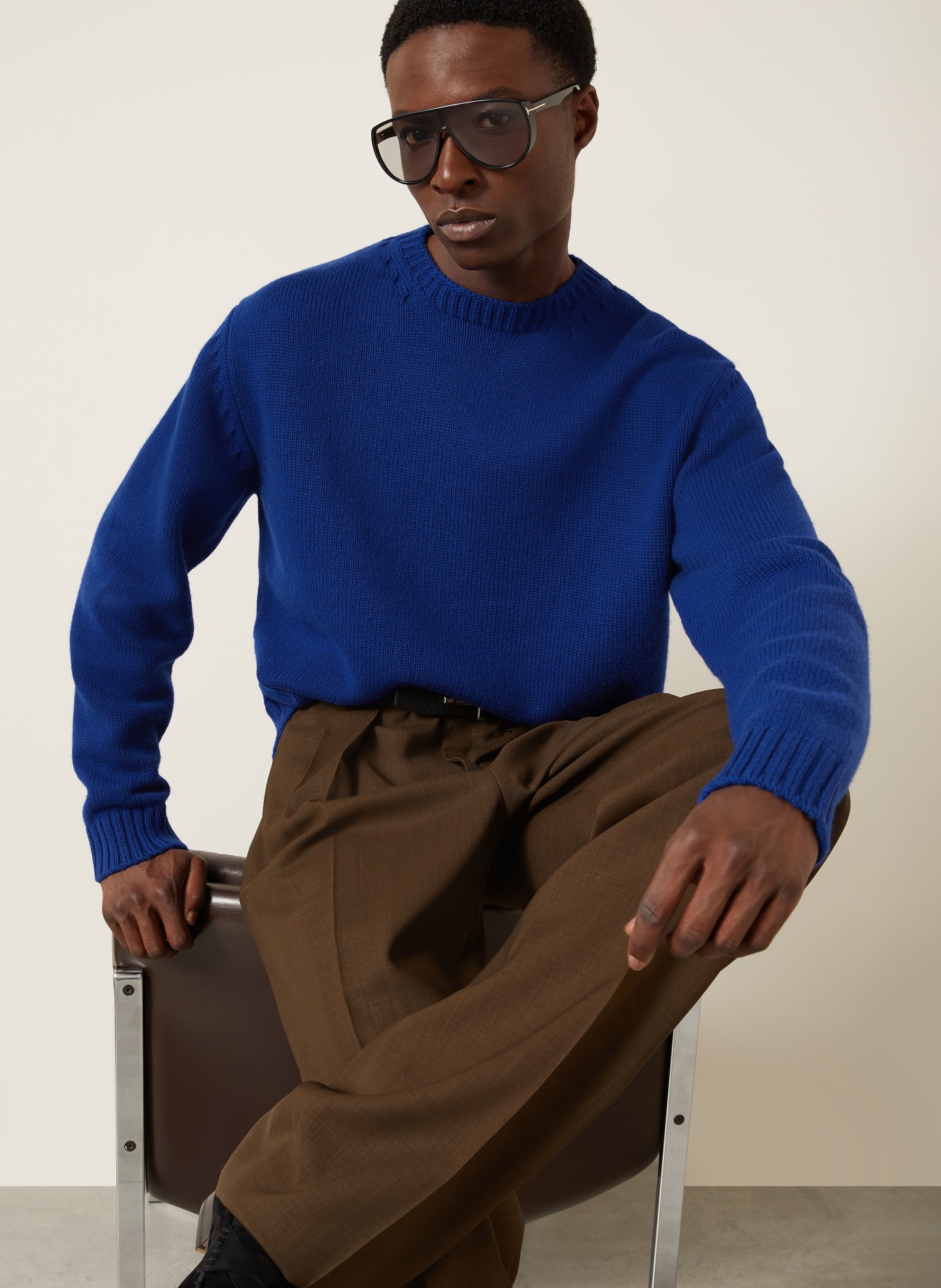 TOM FORD Pullover mit Cashmere: BLAU