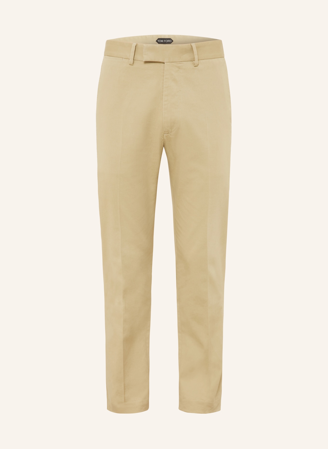 TOM FORD Chino kalhoty Slim Fit: SVĚTLE HNĚDÁ