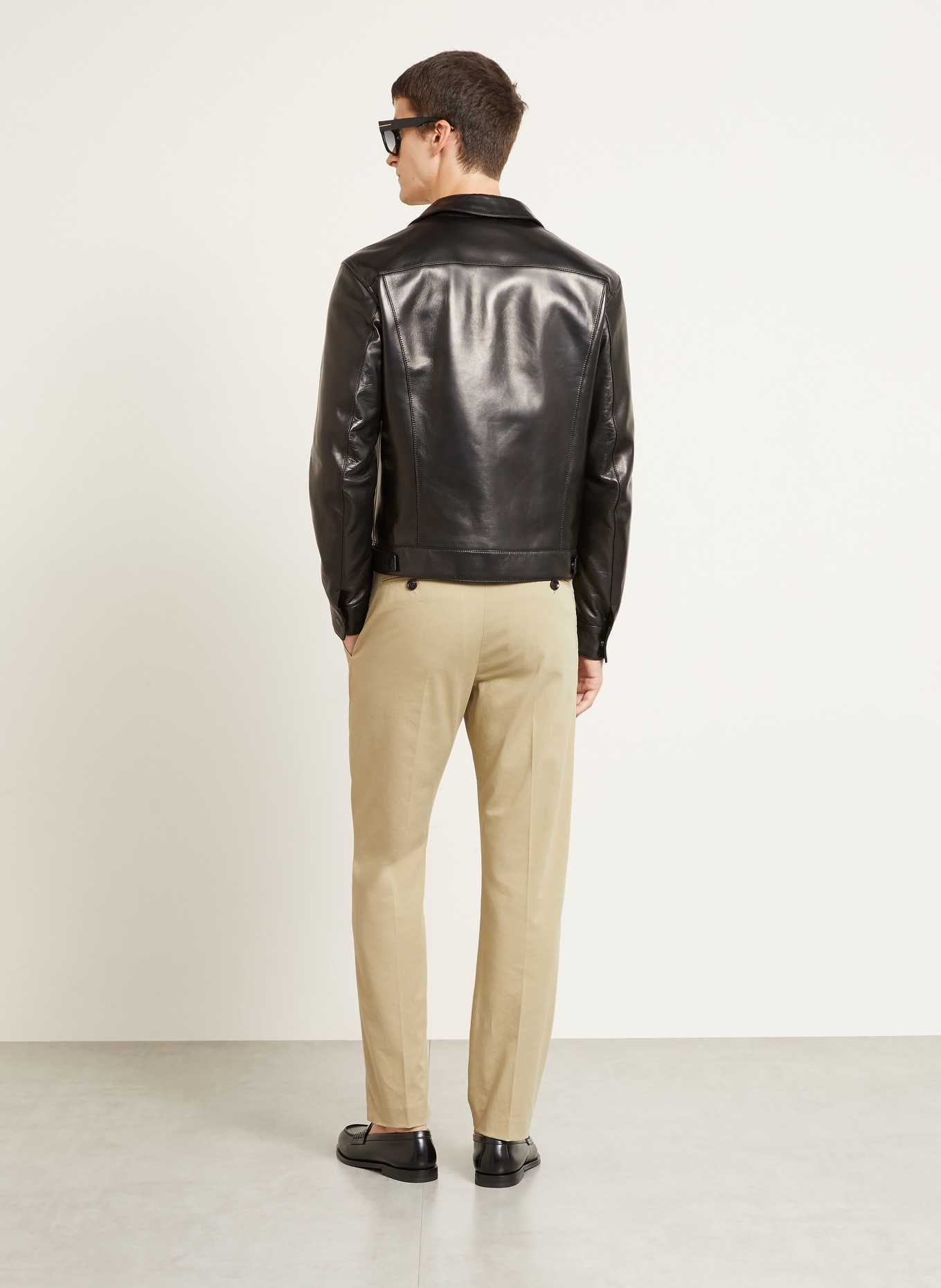 TOM FORD Chino kalhoty Slim Fit: SVĚTLE HNĚDÁ