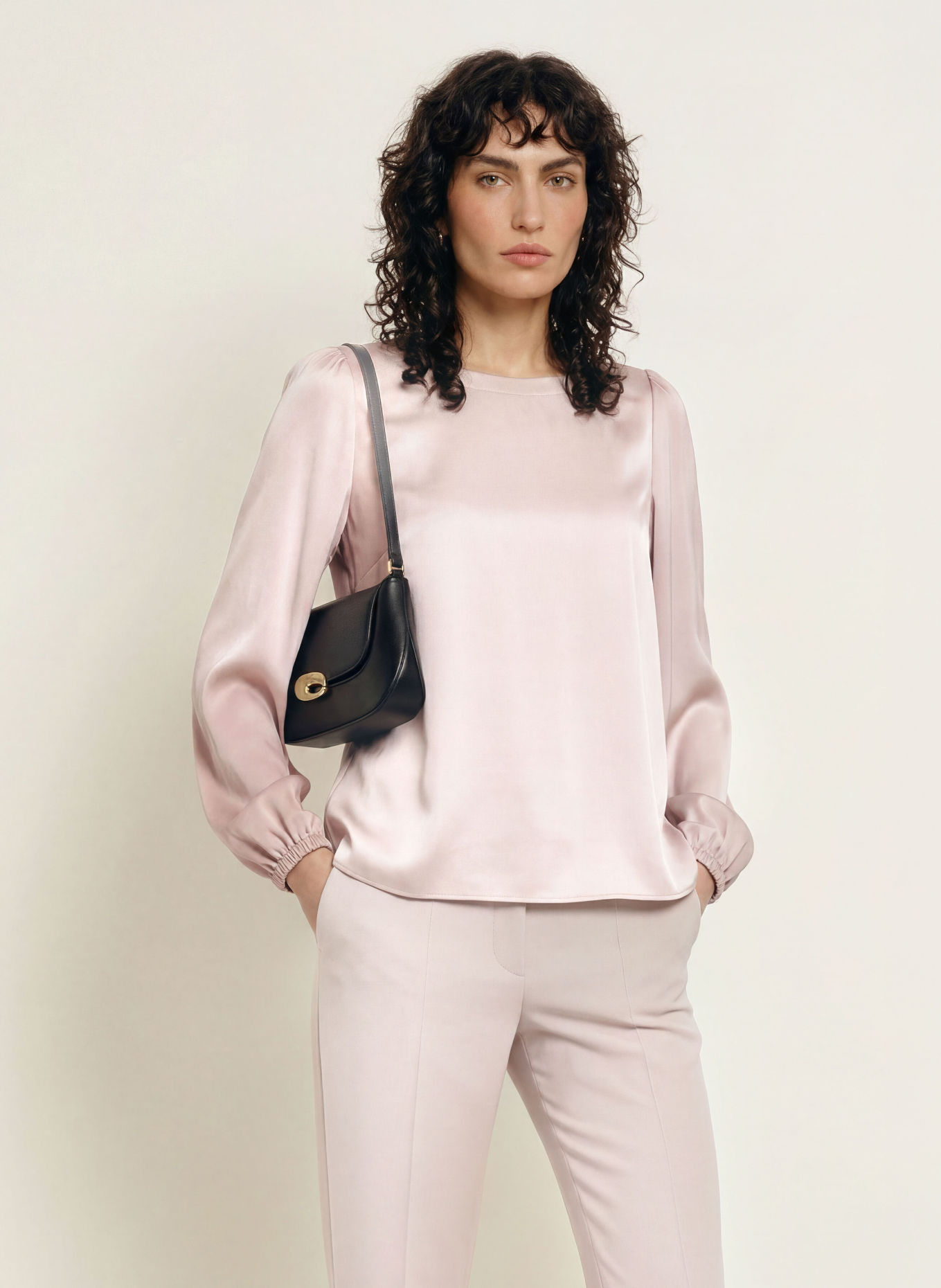 MARC CAIN Blusenshirt: 702 light desert taupe