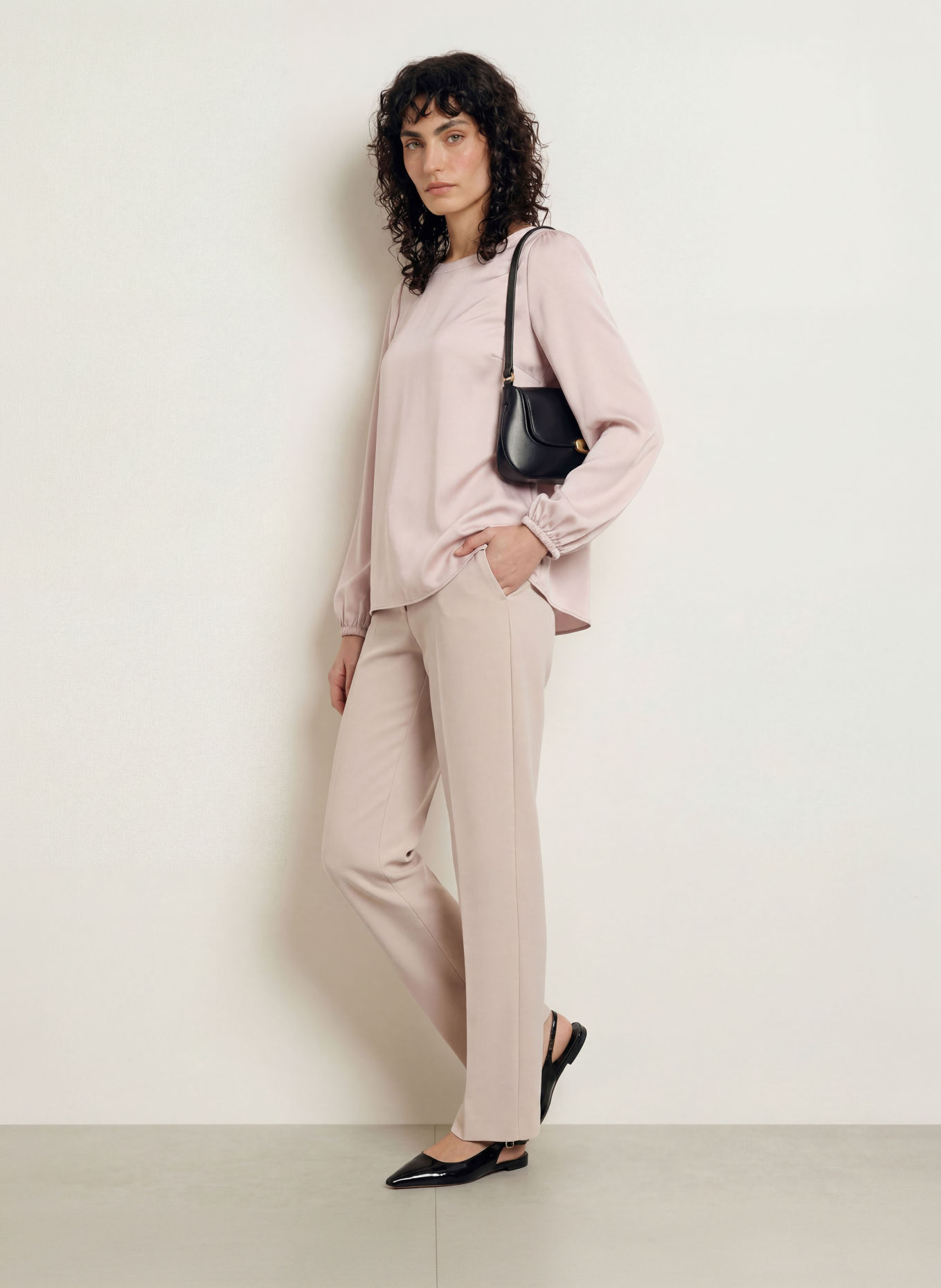 MARC CAIN Blusenshirt: 702 light desert taupe