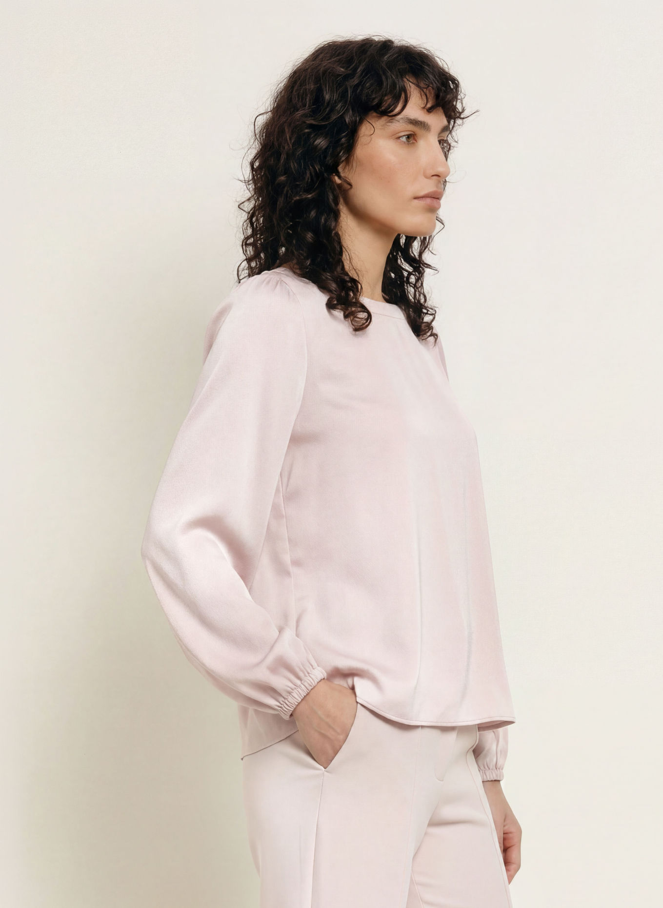 MARC CAIN Blusenshirt: 702 light desert taupe