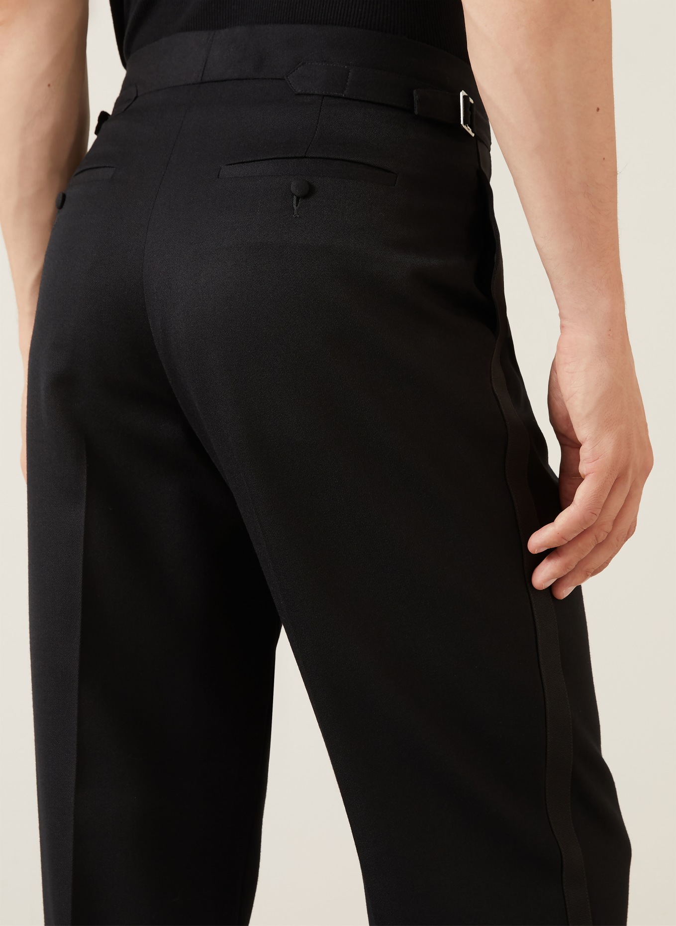 JW ANDERSON Regular-Fit Suit Trousers: 999 BLACK
