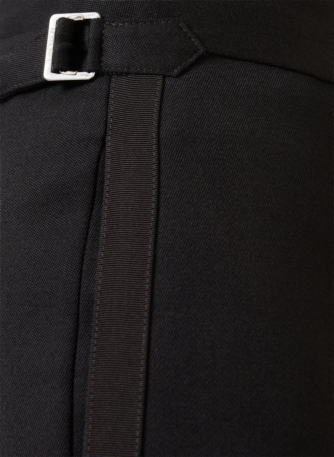 JW ANDERSON Regular-Fit Suit Trousers: 999 BLACK