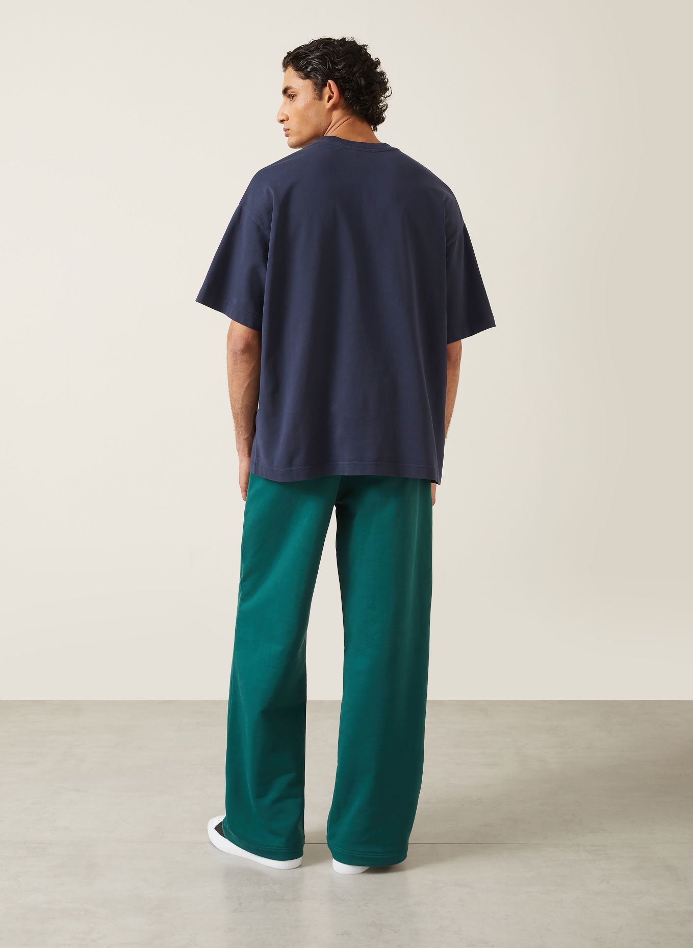 Casablanca Oversized shirt: DARK BLUE