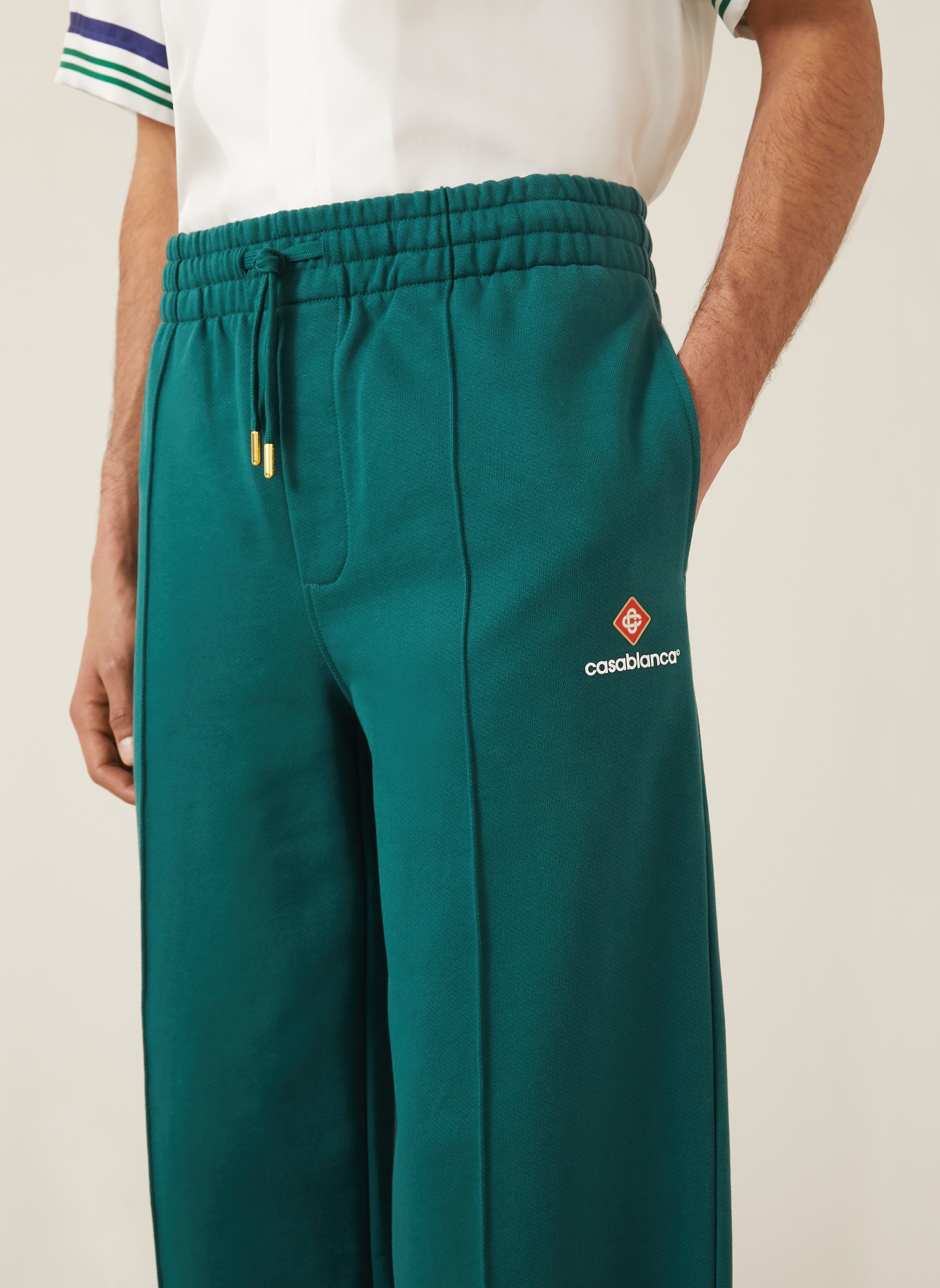 Casablanca Sweatpant: GROEN