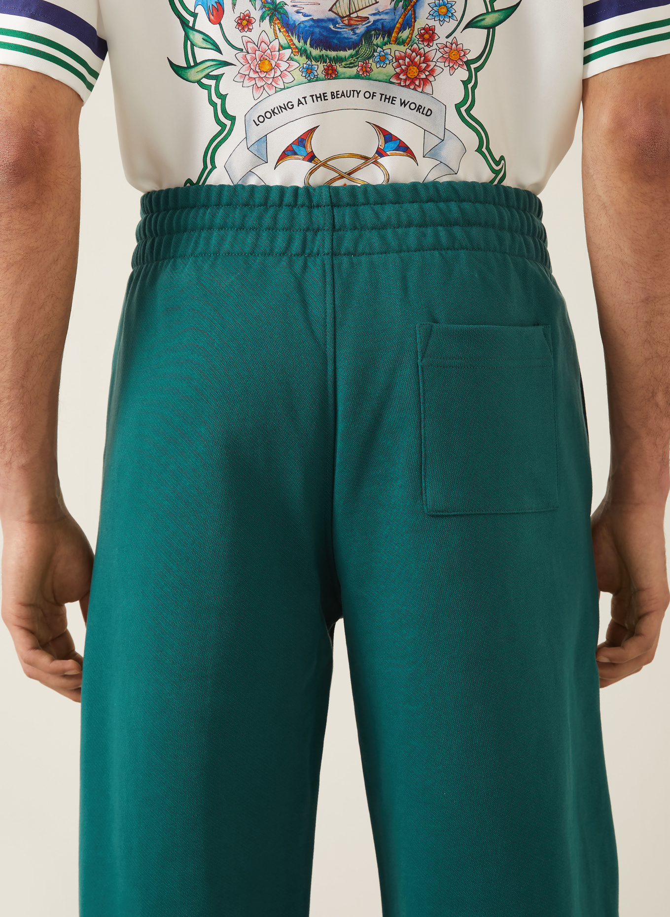 Casablanca Sweatpant: GROEN